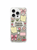 Coquette Calm pattern içeren iPhone 16 Pro Max kılıfı
