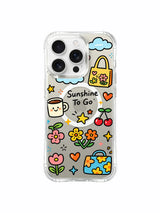 Joyful Vibe deseni içeren iPhone 16 Pro Max kılıfı