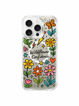 Floral Rebellion deseni içeren iPhone 16 Pro Max kılıfı