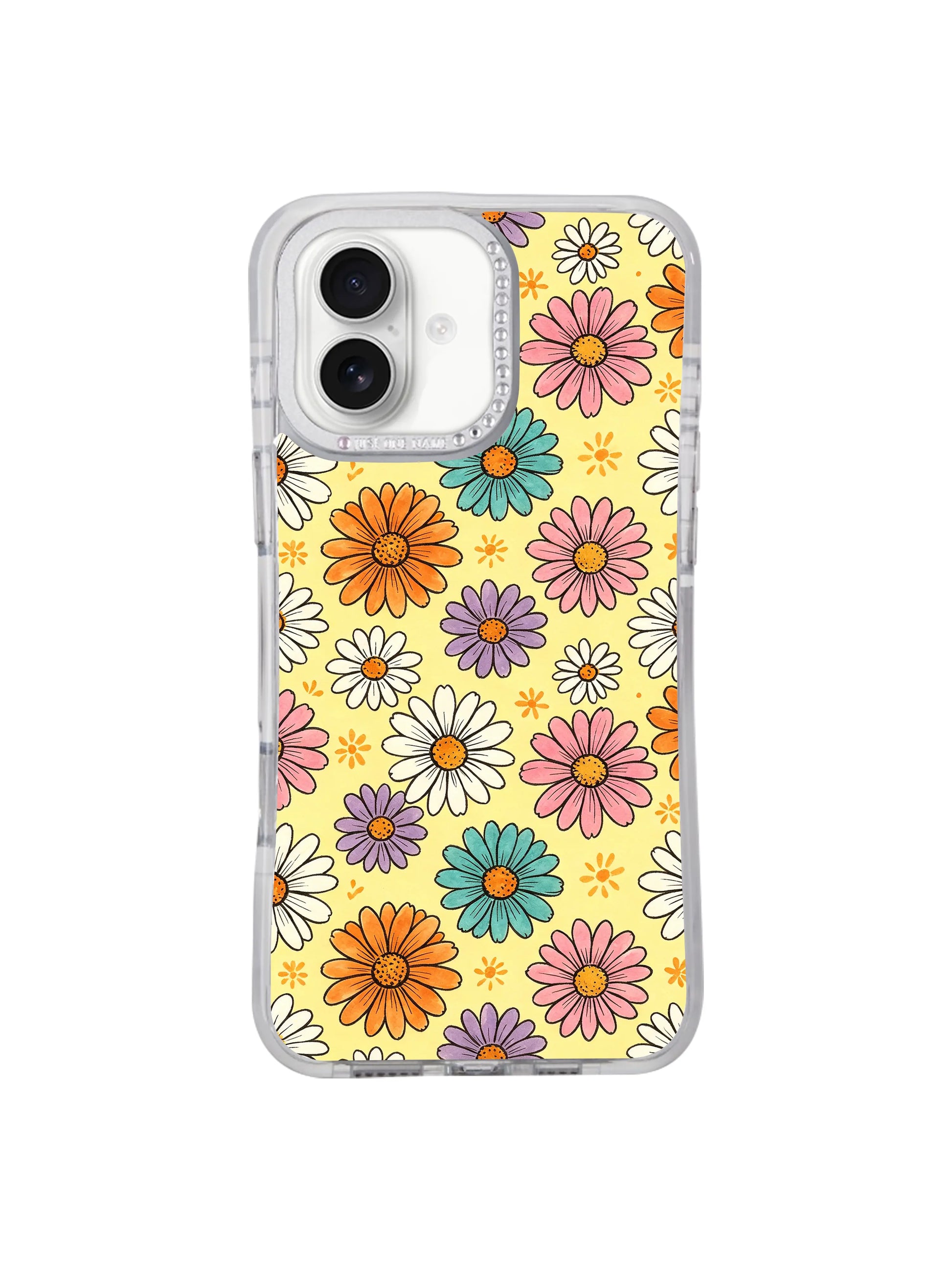 California locally printed limited Solea Meadow Buttercream Color Bloom iPhone 17 casing, uplifting joyful spring wearable fine art premium PhoneCasing protective shell for iPhone 17.