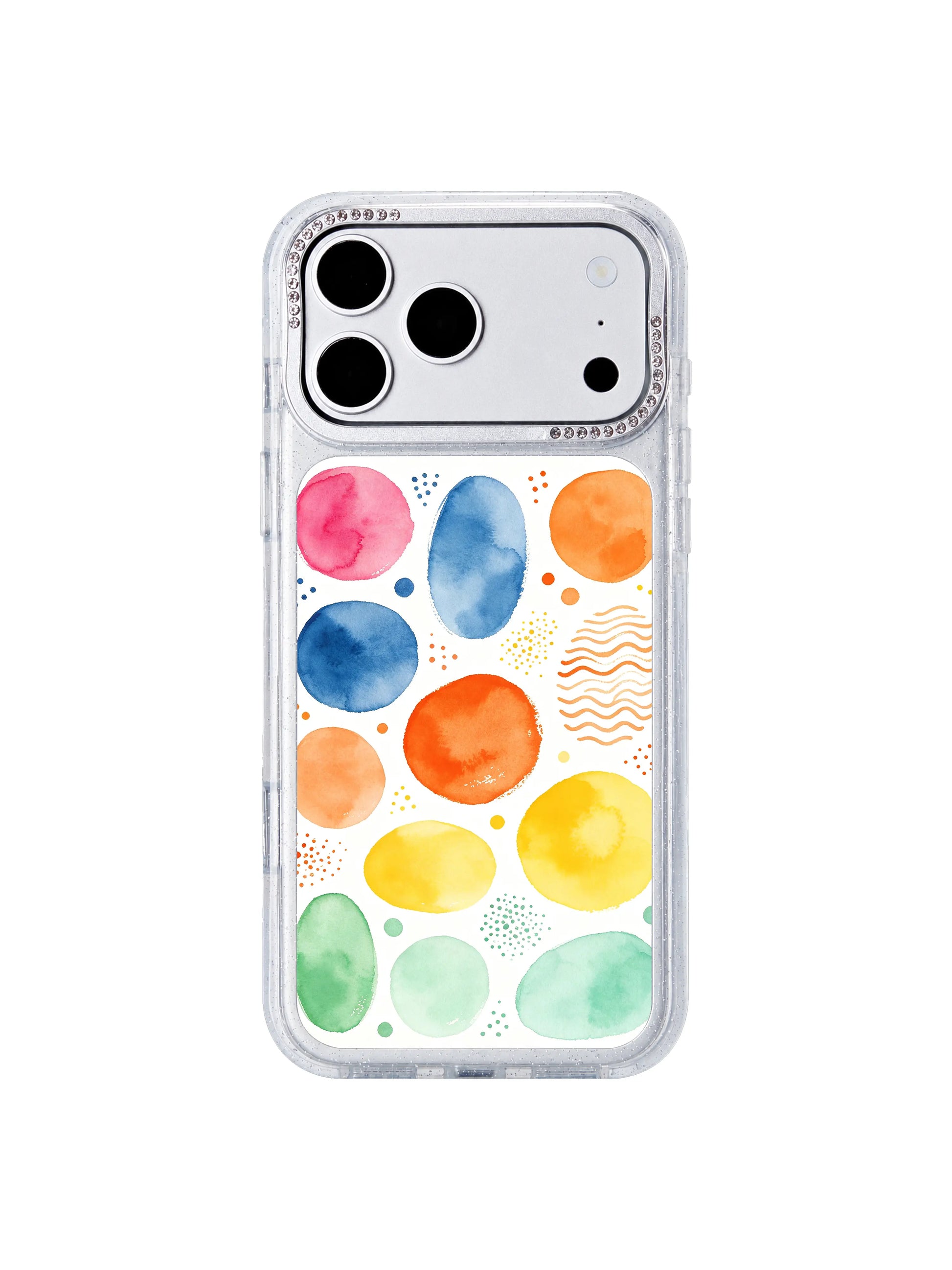 Block memo pulse PhoneCasing iPhone 17 Pro Max case floating pastel color memo artwork crafted in California
