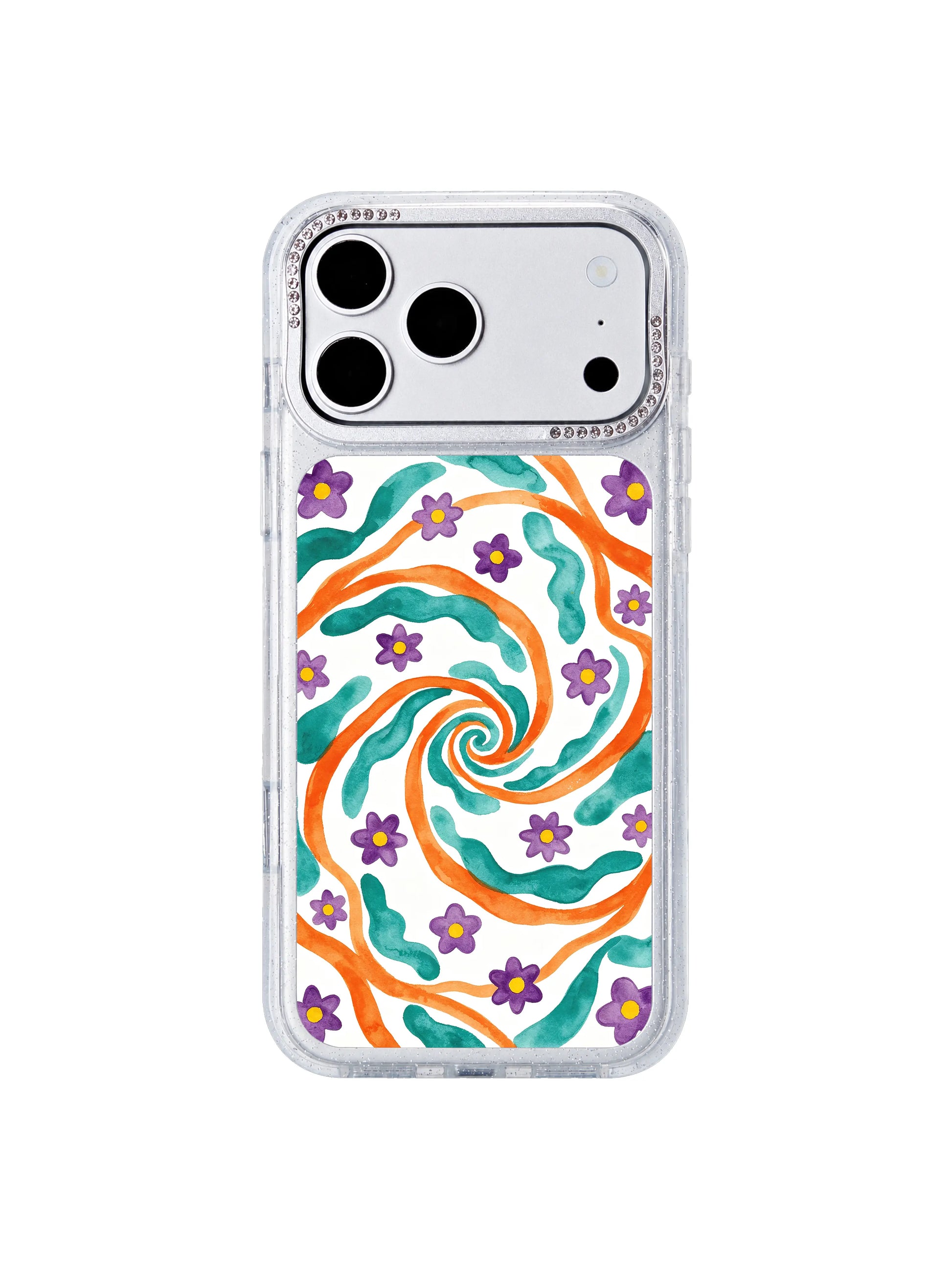 Botanical tide PhoneCasing iPhone 17 Pro Max case, exclusive Lila Marrow limited edition coastal floral wearable art accessory