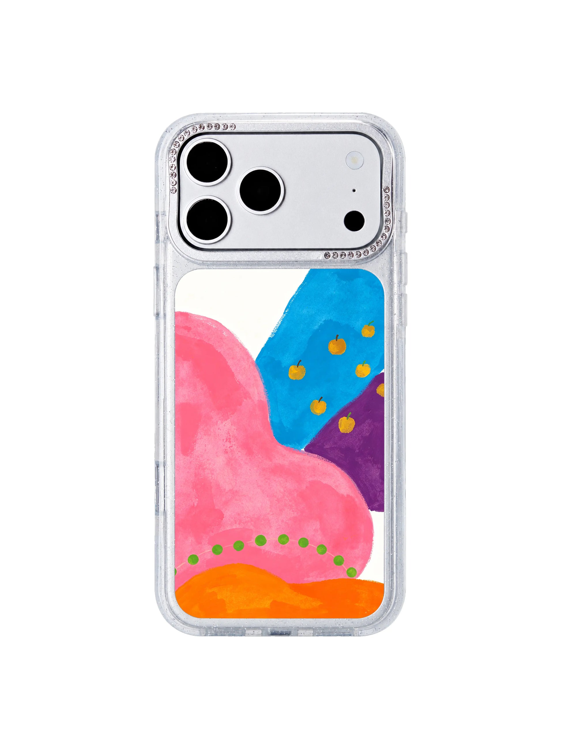 Calm orchard art PhoneCasing iPhone 17 Pro Max case, exclusive Lila Marrow limited edition cottagecore wearable art accessory