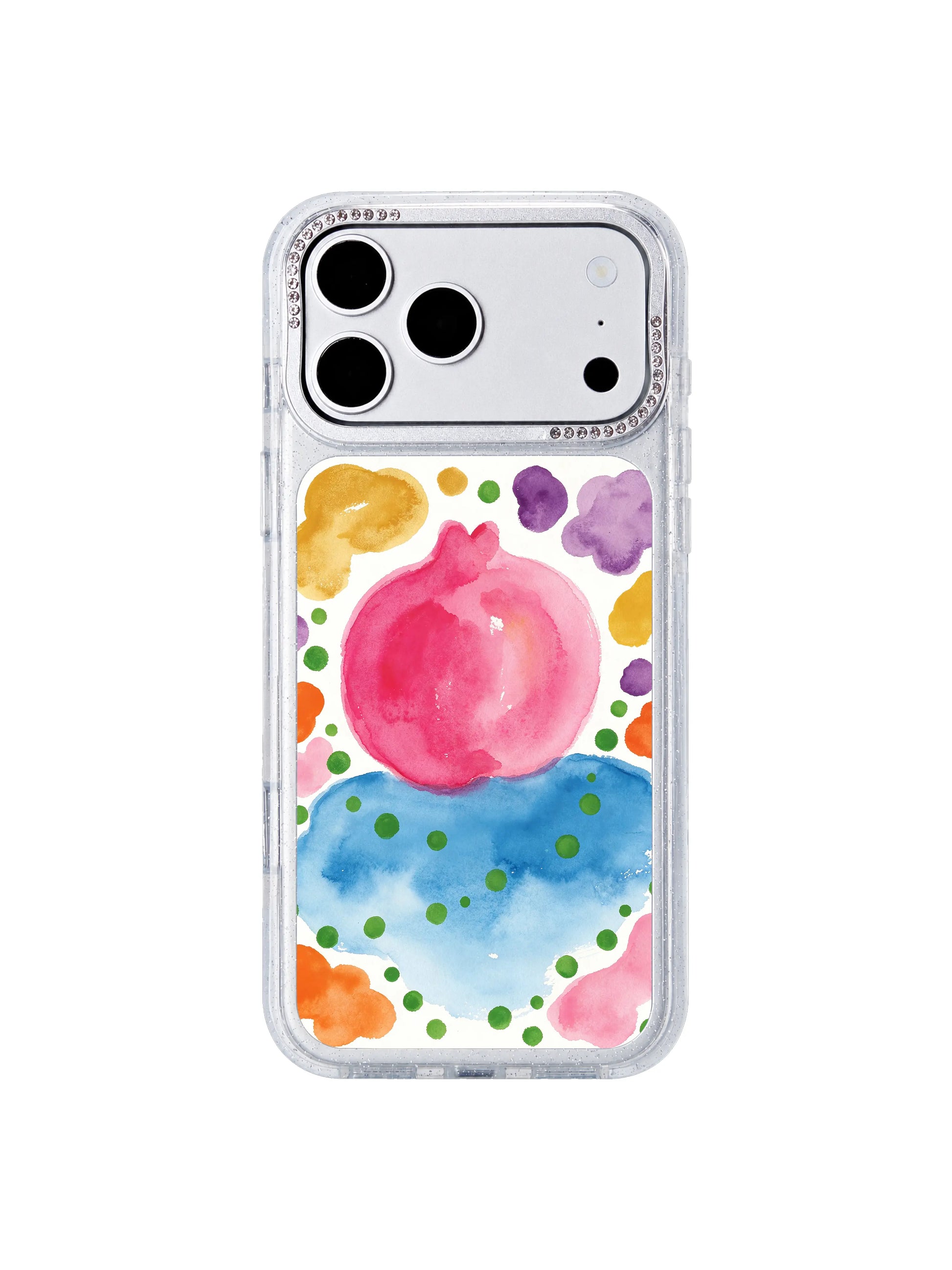 Clean bright art PhoneCasing iPhone 17 Pro Max case, clean bright and approachable sense of life gouache texture clean soft handmade edges
