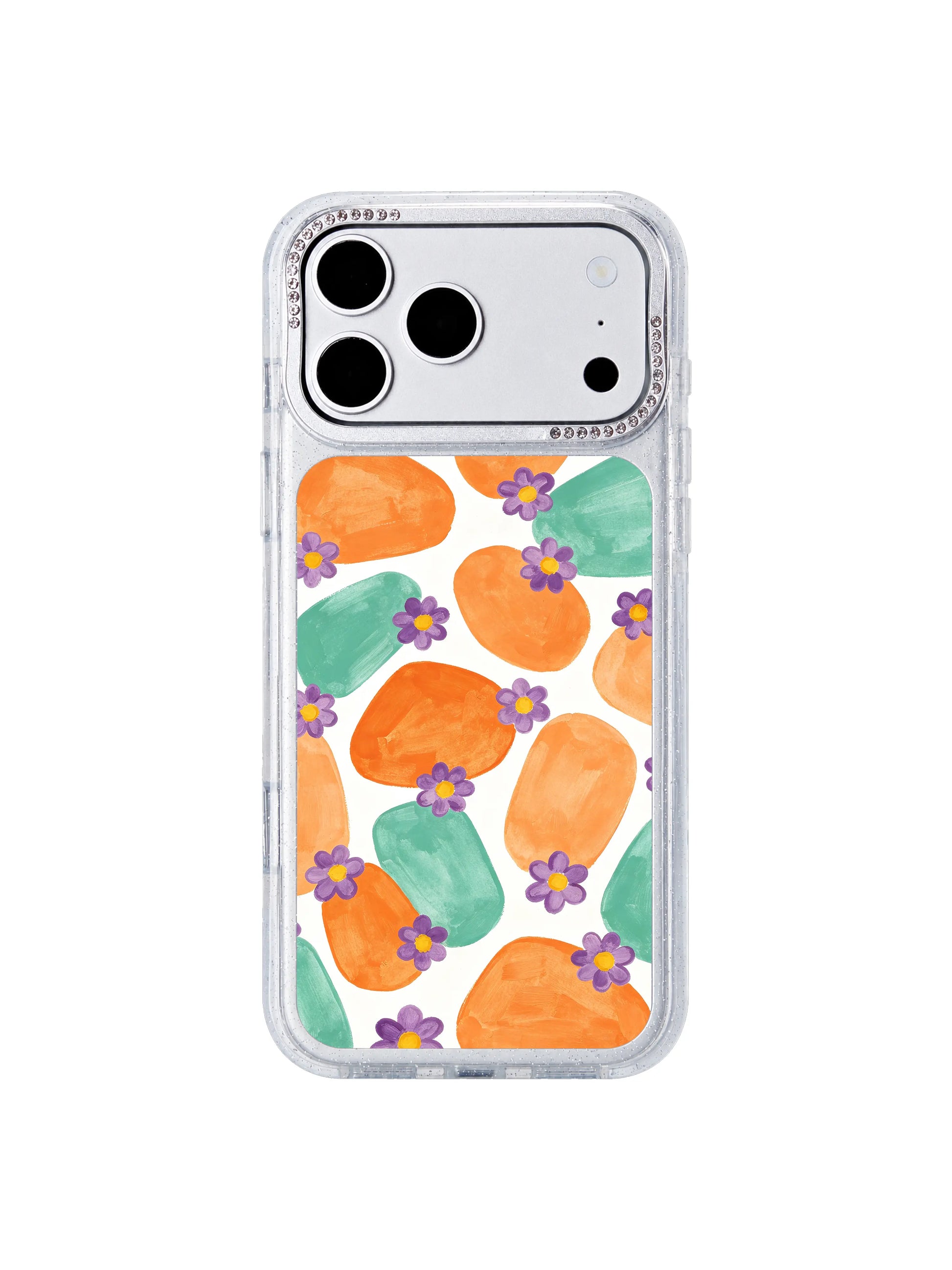 Cottage floral totem PhoneCasing iPhone 17 Pro Max case, cottagecore style naive floral totem perfect for cute and floral style lovers