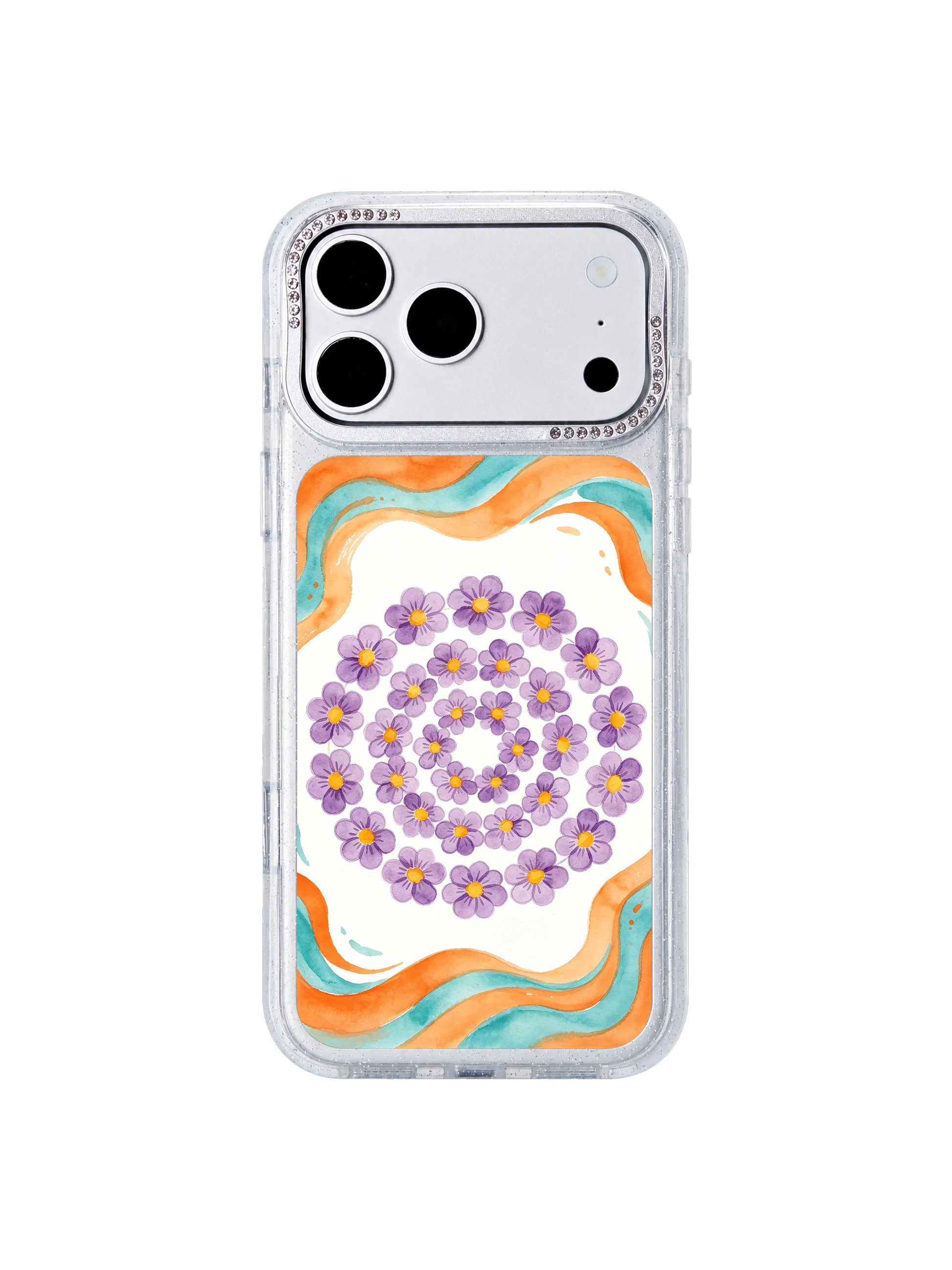 Cute mystic bloom PhoneCasing iPhone 17 Pro Max casing, both familiarity of flowers and strangeness of abstract graphics dual appeal