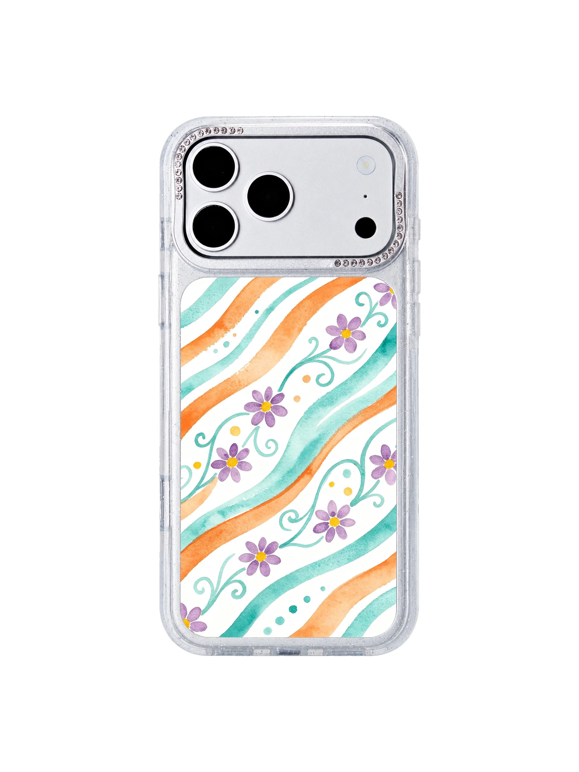 Dot declaration flow PhoneCasing iPhone 17 Pro Max casing repeating black dots forming steady manifest rhythm