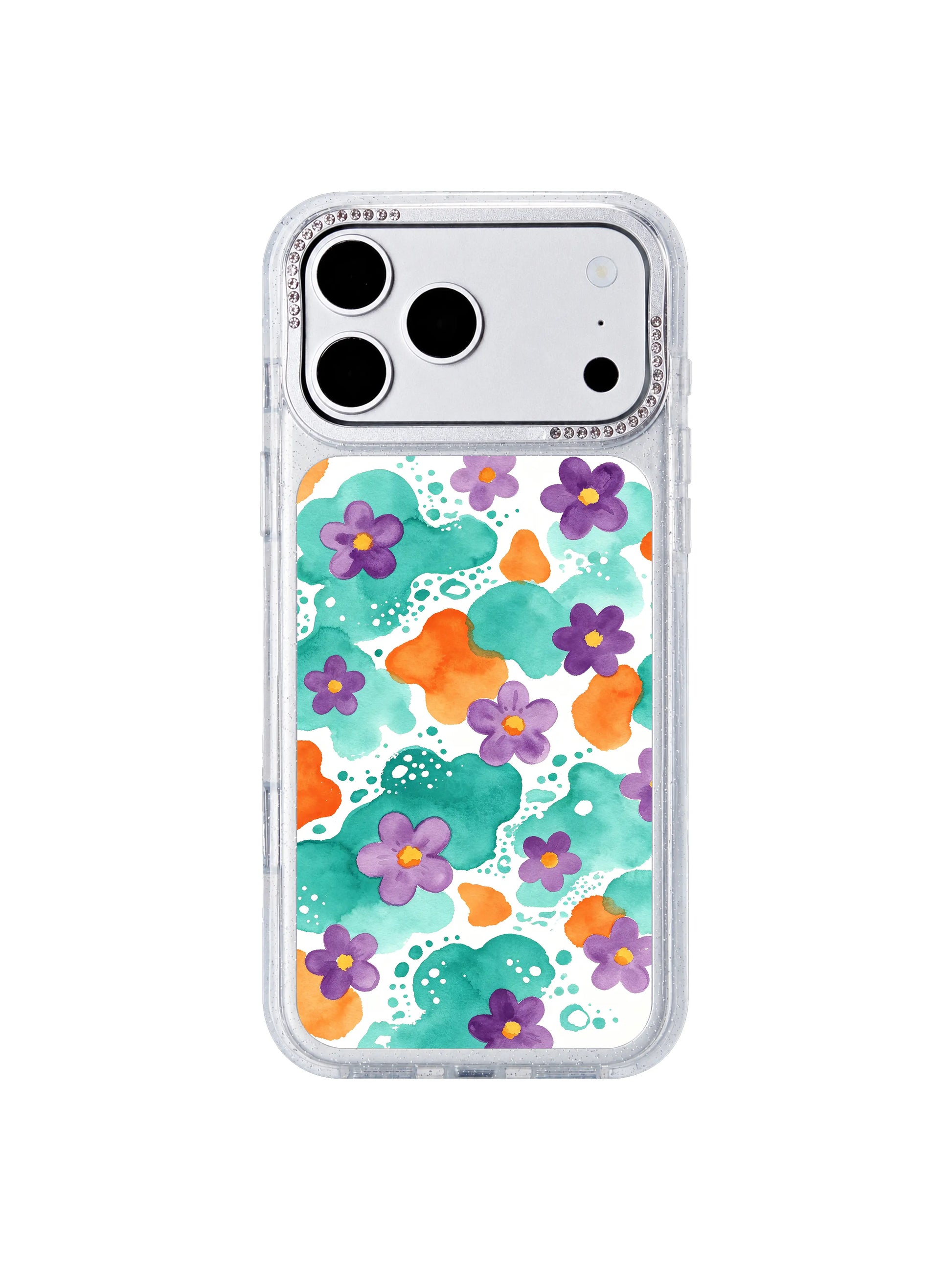 Dream violet surf PhoneCasing iPhone 17 Pro Max casing with boundless drifting flower motifs filled with freedom, dreams and wonder