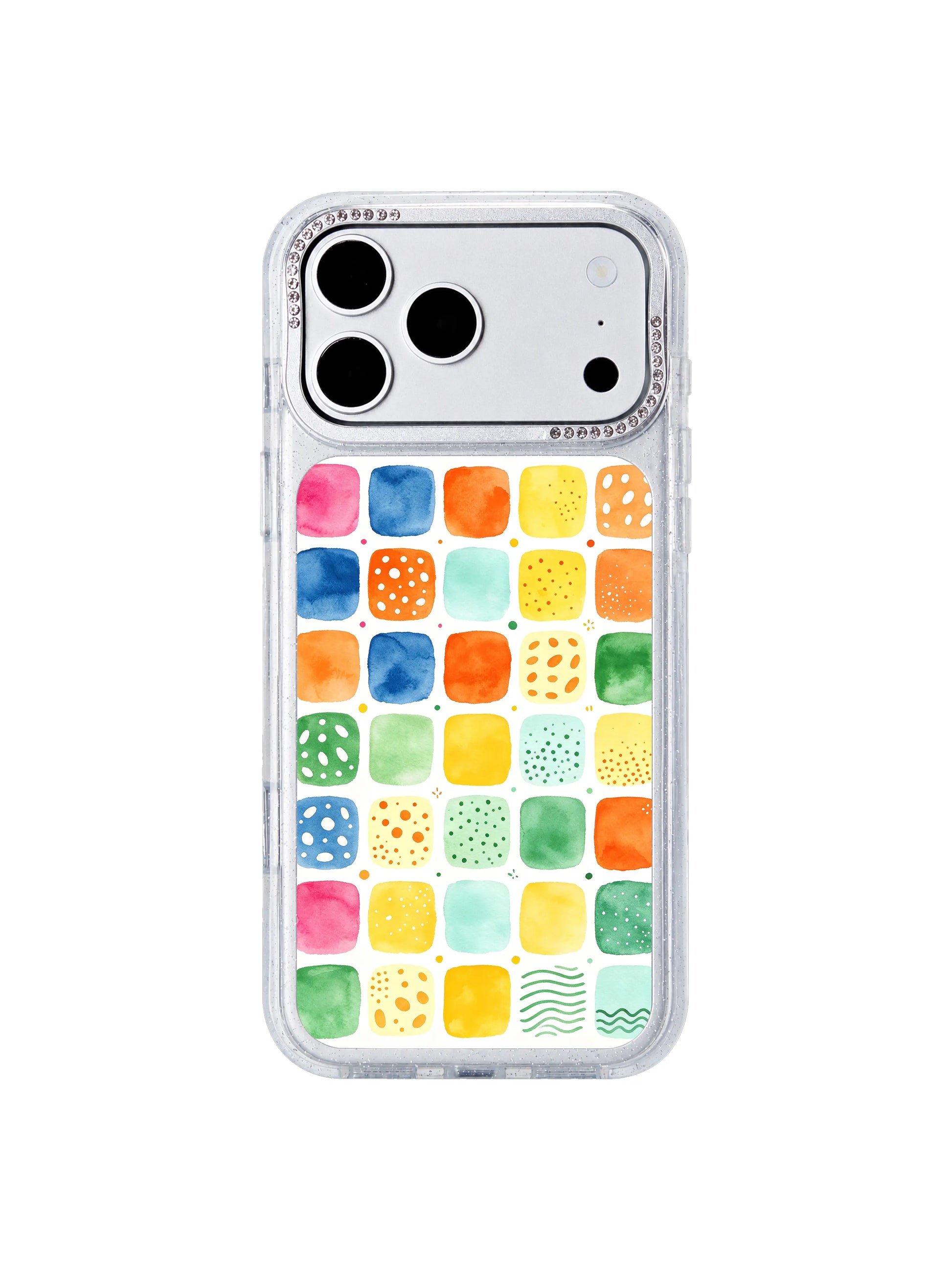 Free emotional block PhoneCasing iPhone 17 Pro Max case unrestrained emotional visual language matte scratch finish