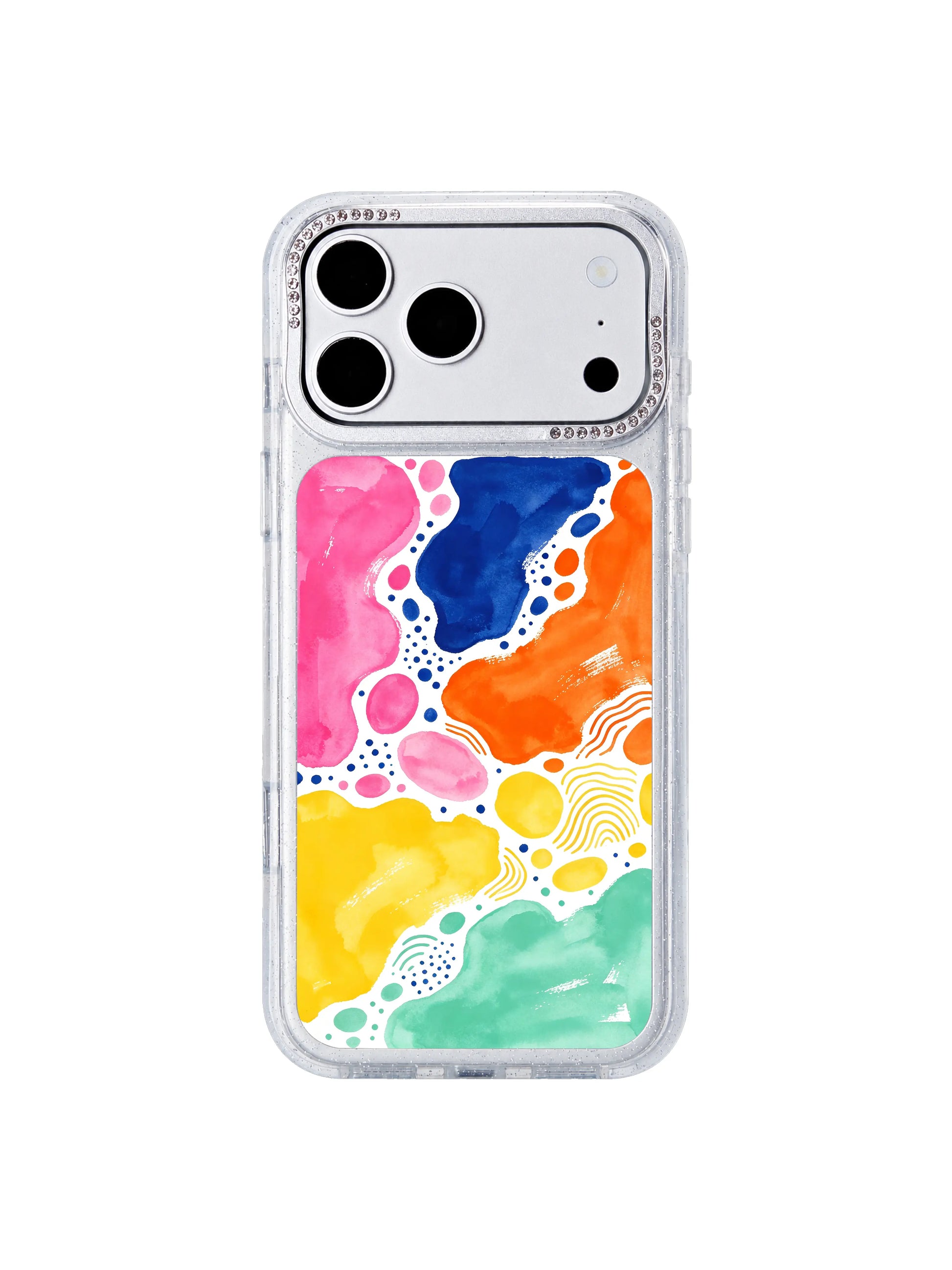 Free form terrain PhoneCasing iPhone 17 Pro Max casing, showing how imagination naturally grows order within color artistic concept