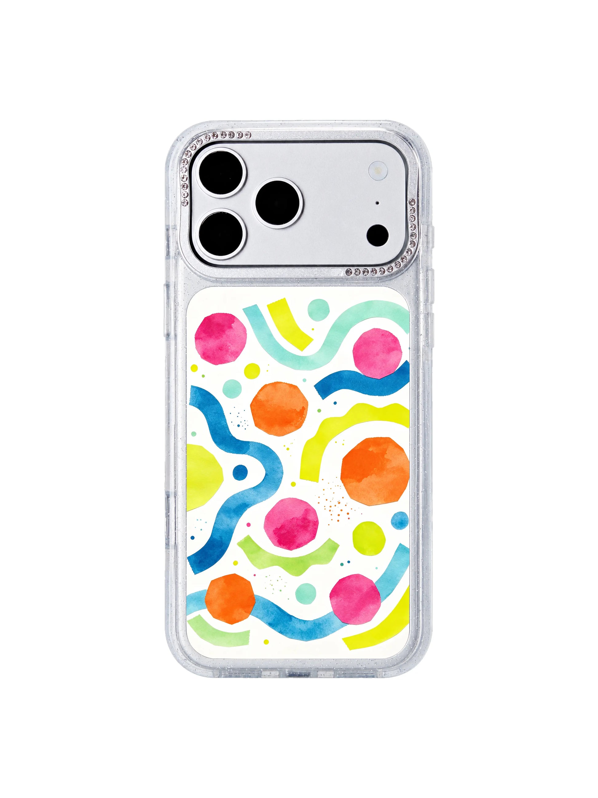 Inspiration spark void PhoneCasing iPhone 17 Pro Max blank white space separating each emotional color block
