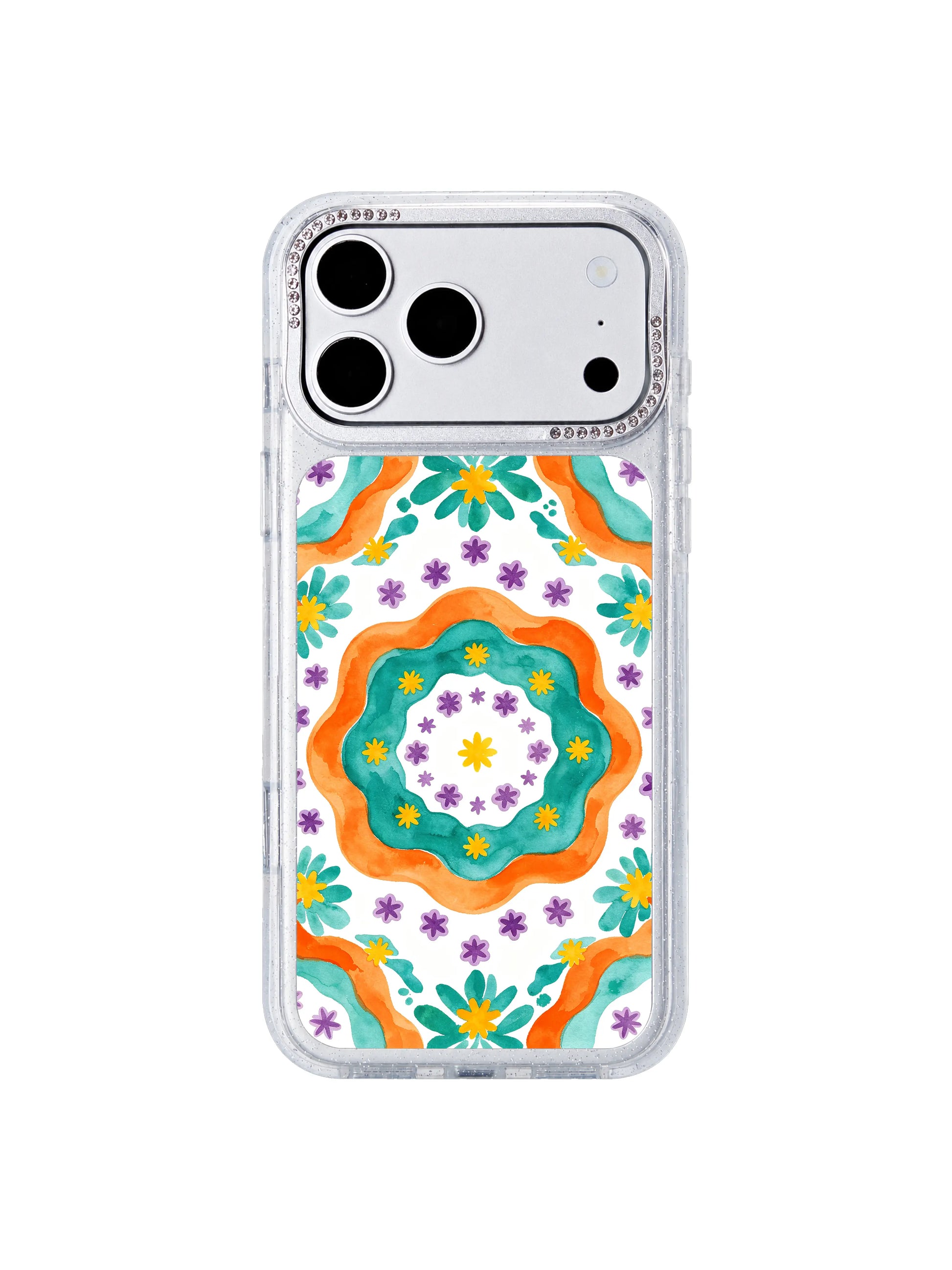 Quiet coastal bloom PhoneCasing iPhone 17 Pro Max casing, serene sunset bay flower art perfect for coastal and aesthetic style lovers
