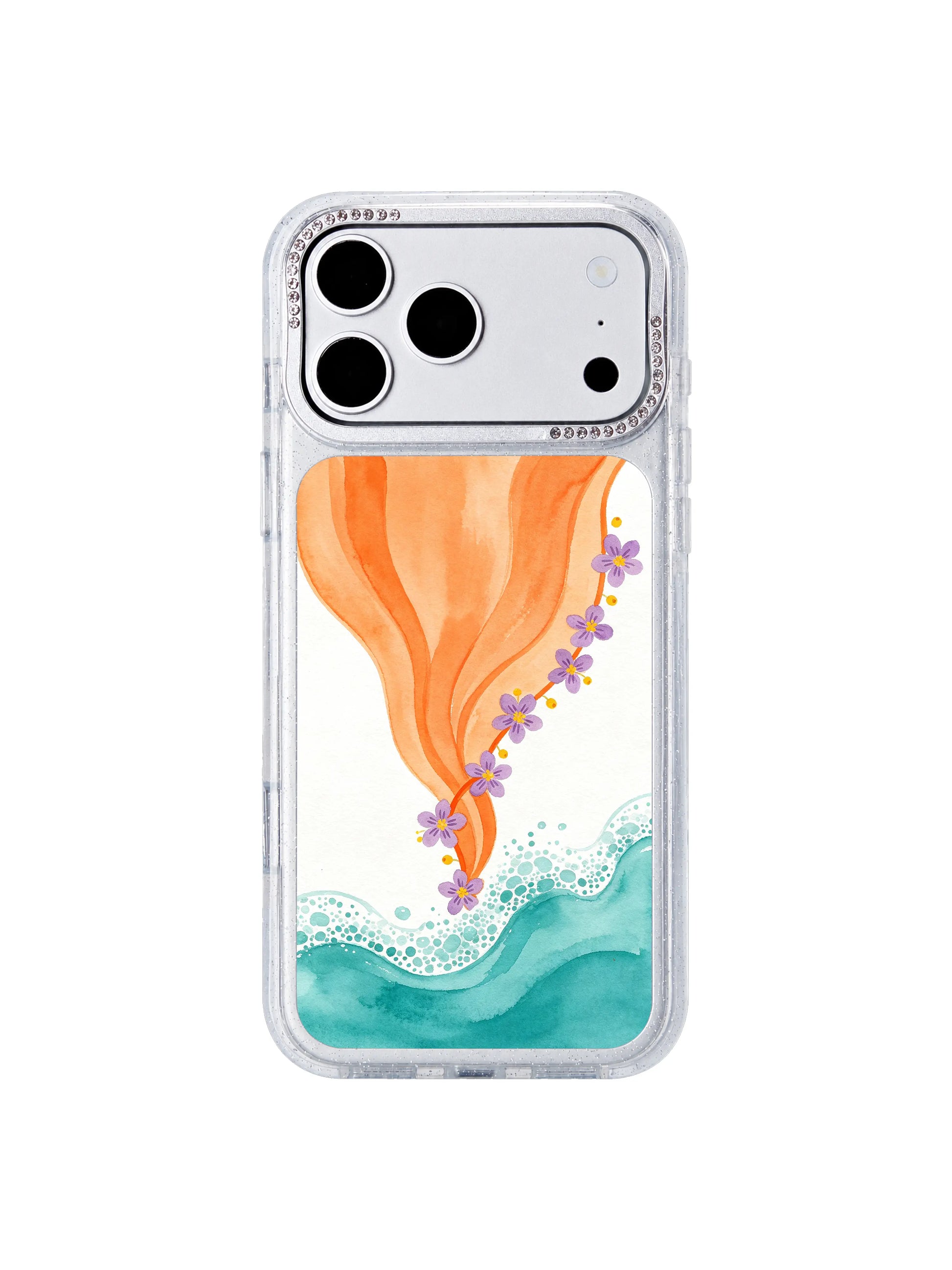 Rational dot beat PhoneCasing iPhone 17 Pro Max casing cool cyan color block representing calm rational thinking