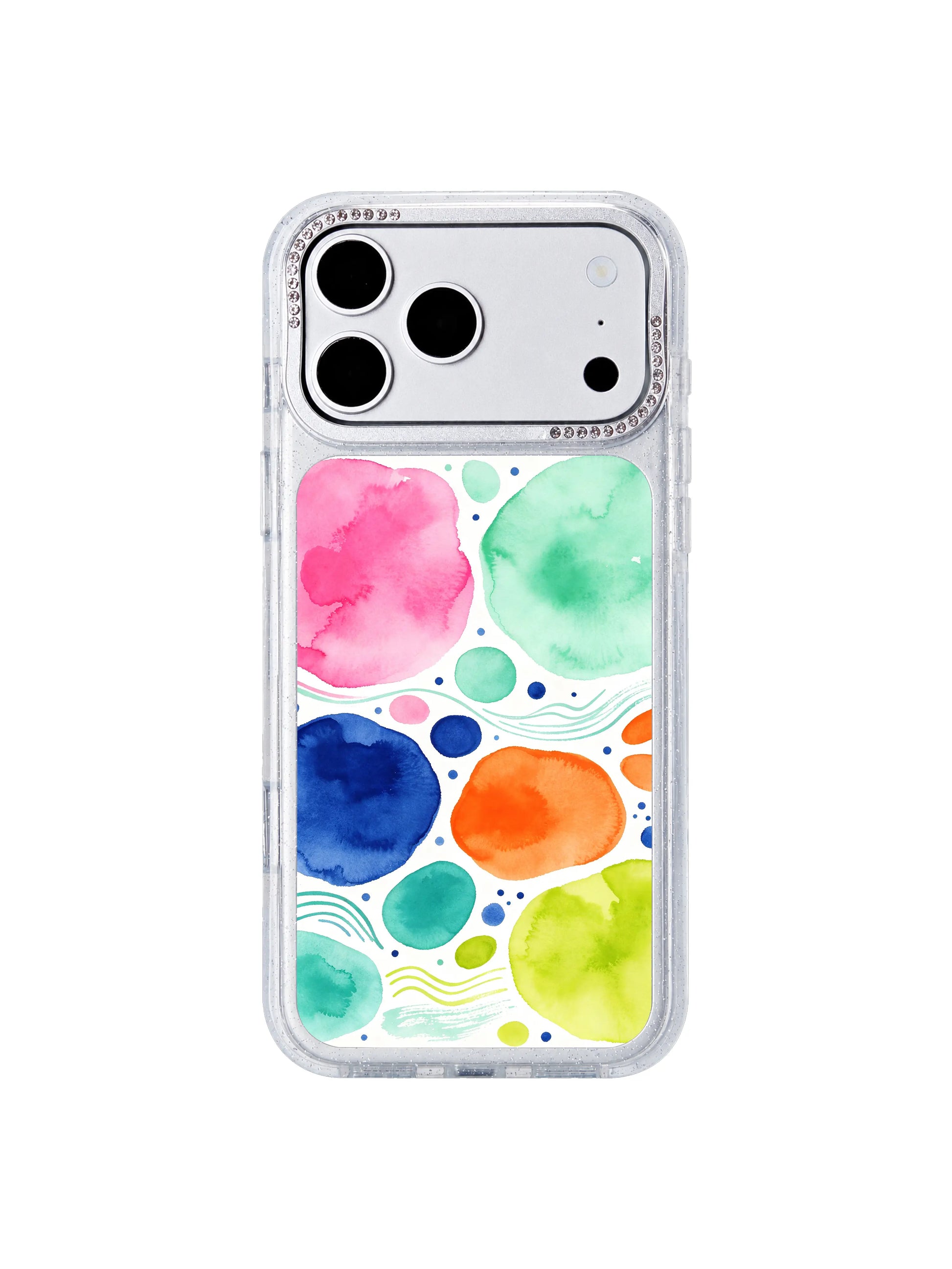 Ripple mark flow PhoneCasing iPhone 17 Pro Max casing, wavy ripple bands and tiny scattered marks like secret map symbols