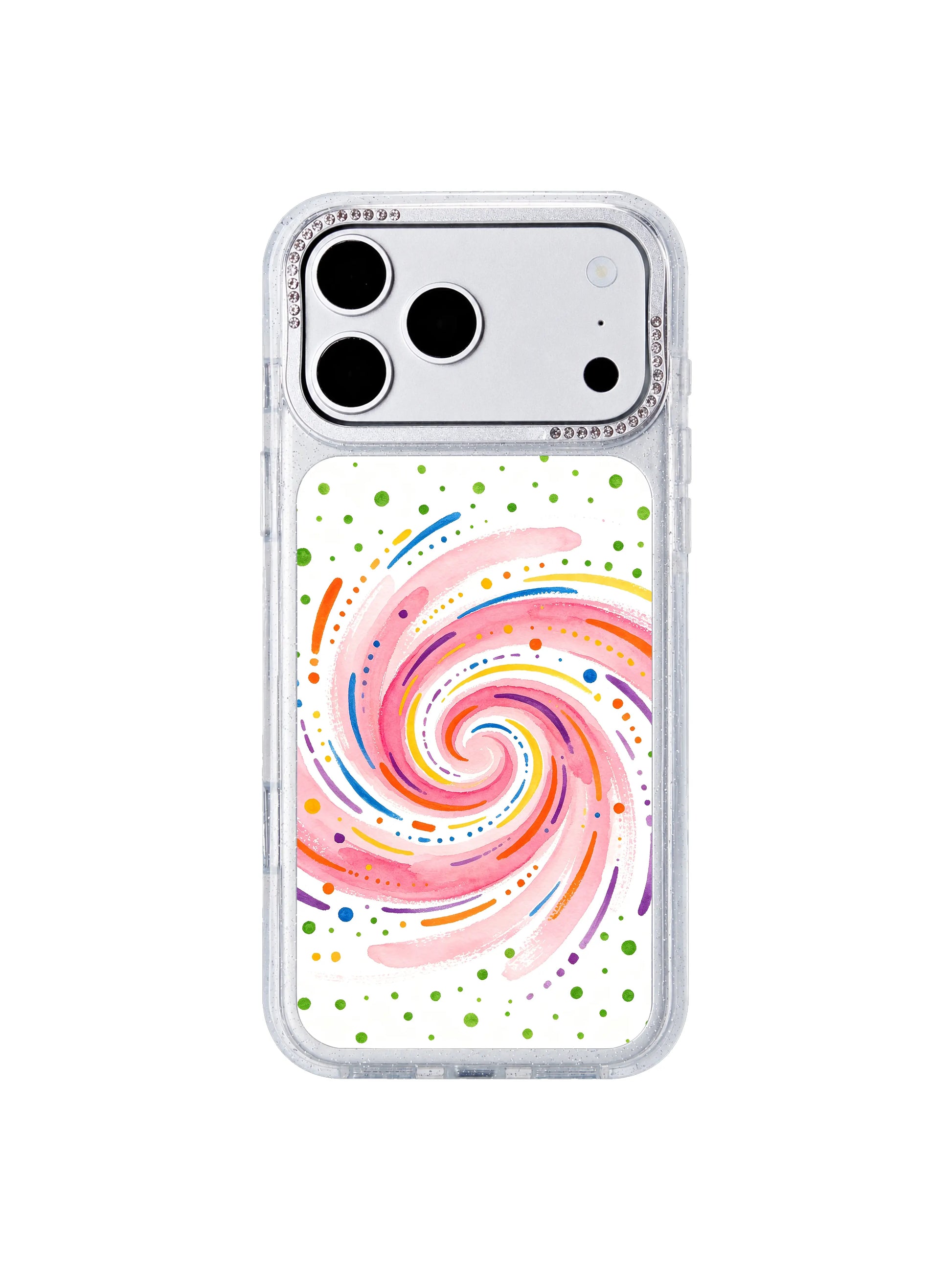Shift chroma drift PhoneCasing iPhone 17 Pro Max casing endless shifting, gathering and regenerating color forms