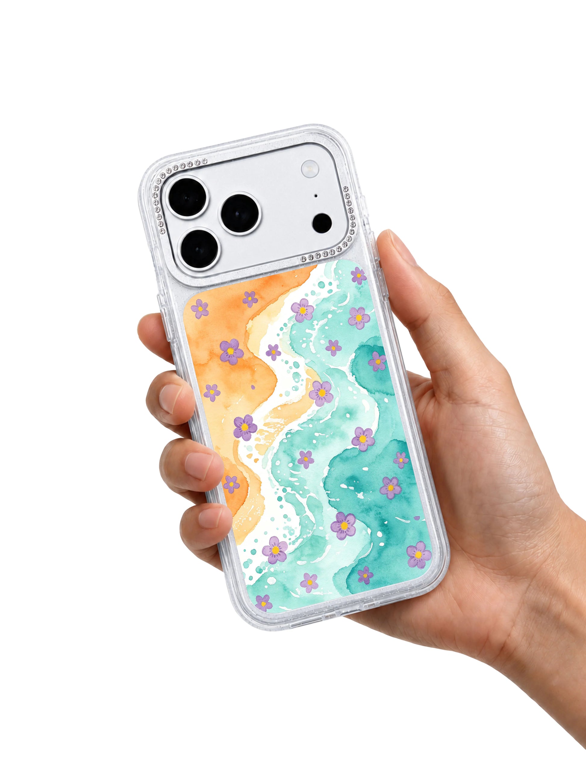 Unyielding void PhoneCasing iPhone 17 Pro Max casing blank white background emphasizing clean bold statement design