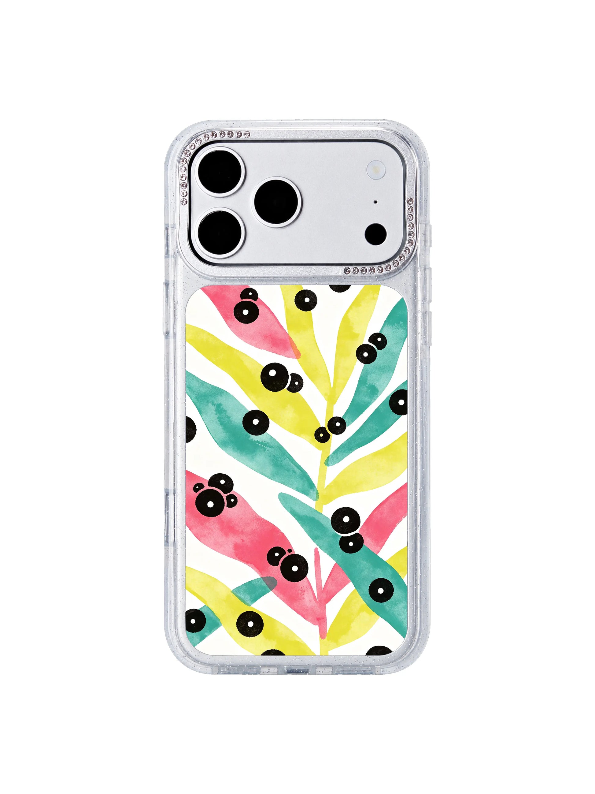 Wake dot pulse PhoneCasing iPhone 17 Pro Max casing, waking up the eye the second it lands bold energizing pop art California crafted