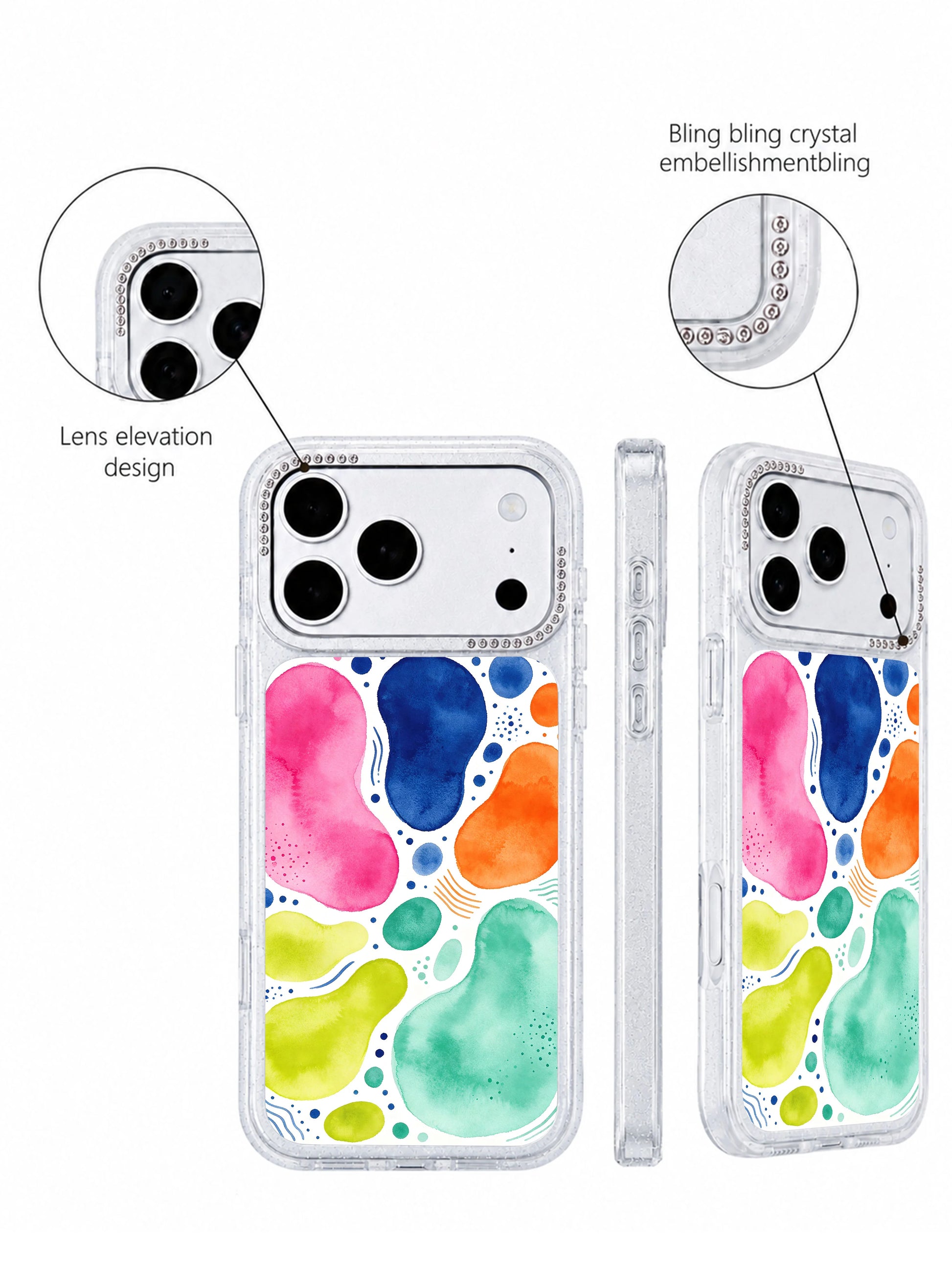 Wonder path ripple PhoneCasing iPhone 17 Pro Max case, abstract map illustration recording emotional flow direction gallery quality print