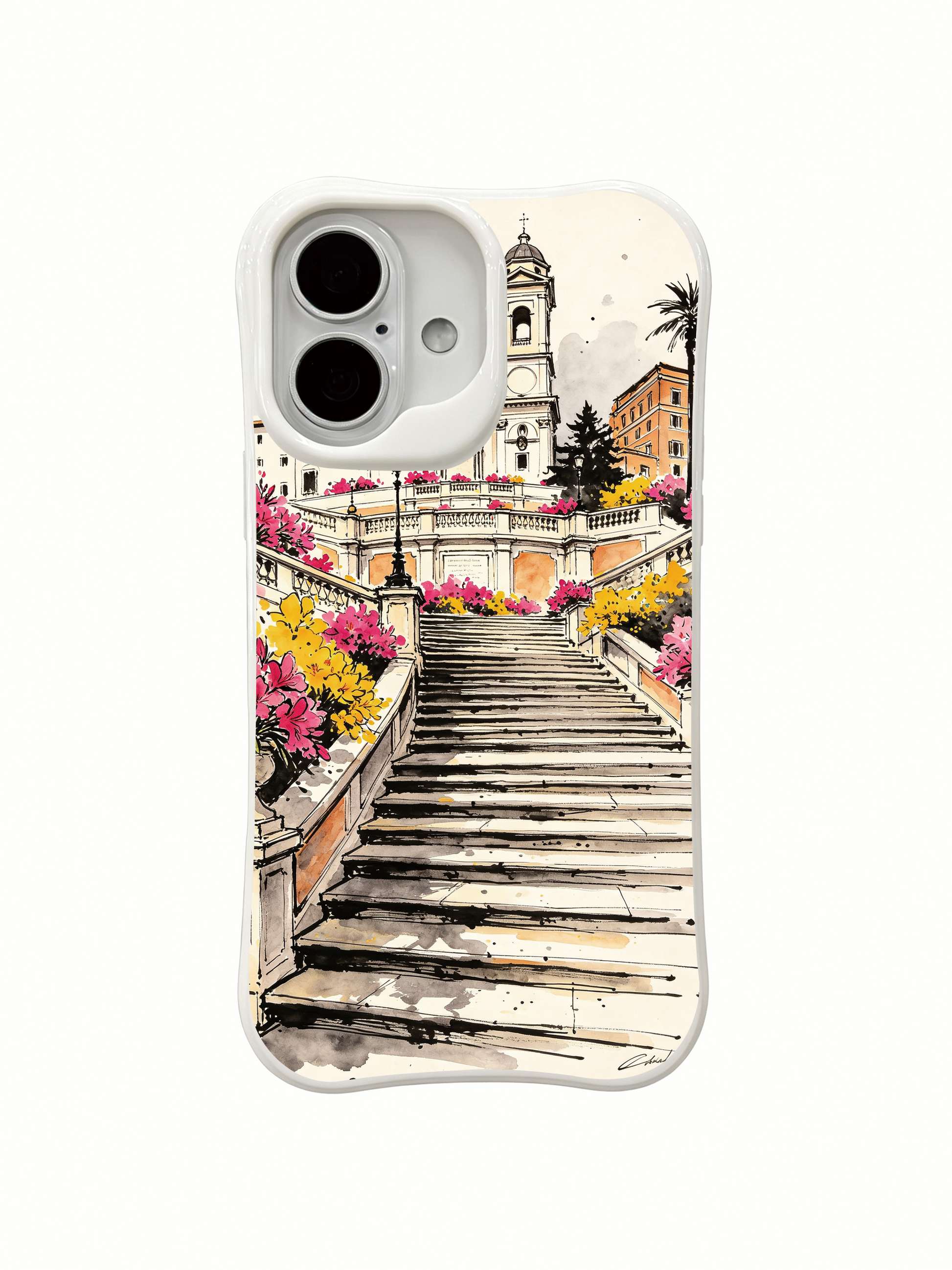 PhoneCasing Italian aesthetic iPhone 16 Case, high-end design for her