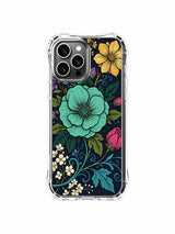 Jade bloom and vines on an iPhone 13 Pro Max case