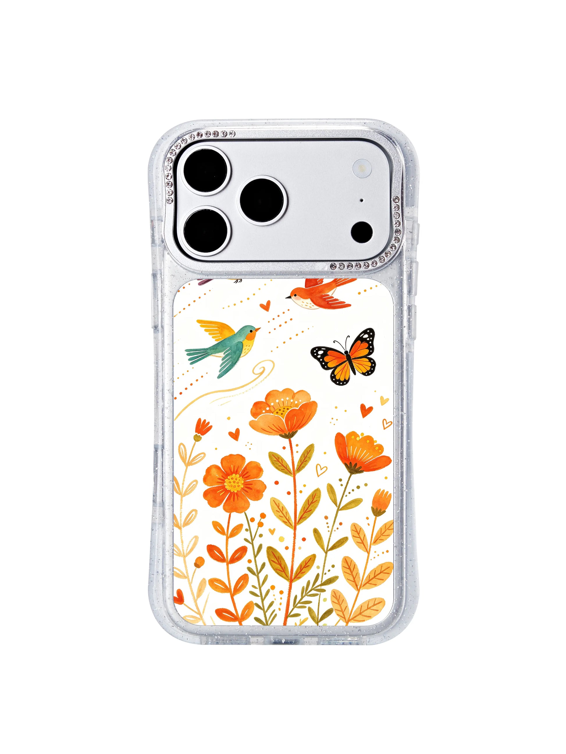 PhoneCasing fast US shipping iphone 17 pro Max case with Aurelia Finch’s joyful migration design, printed and shipped directly from our California production facility.