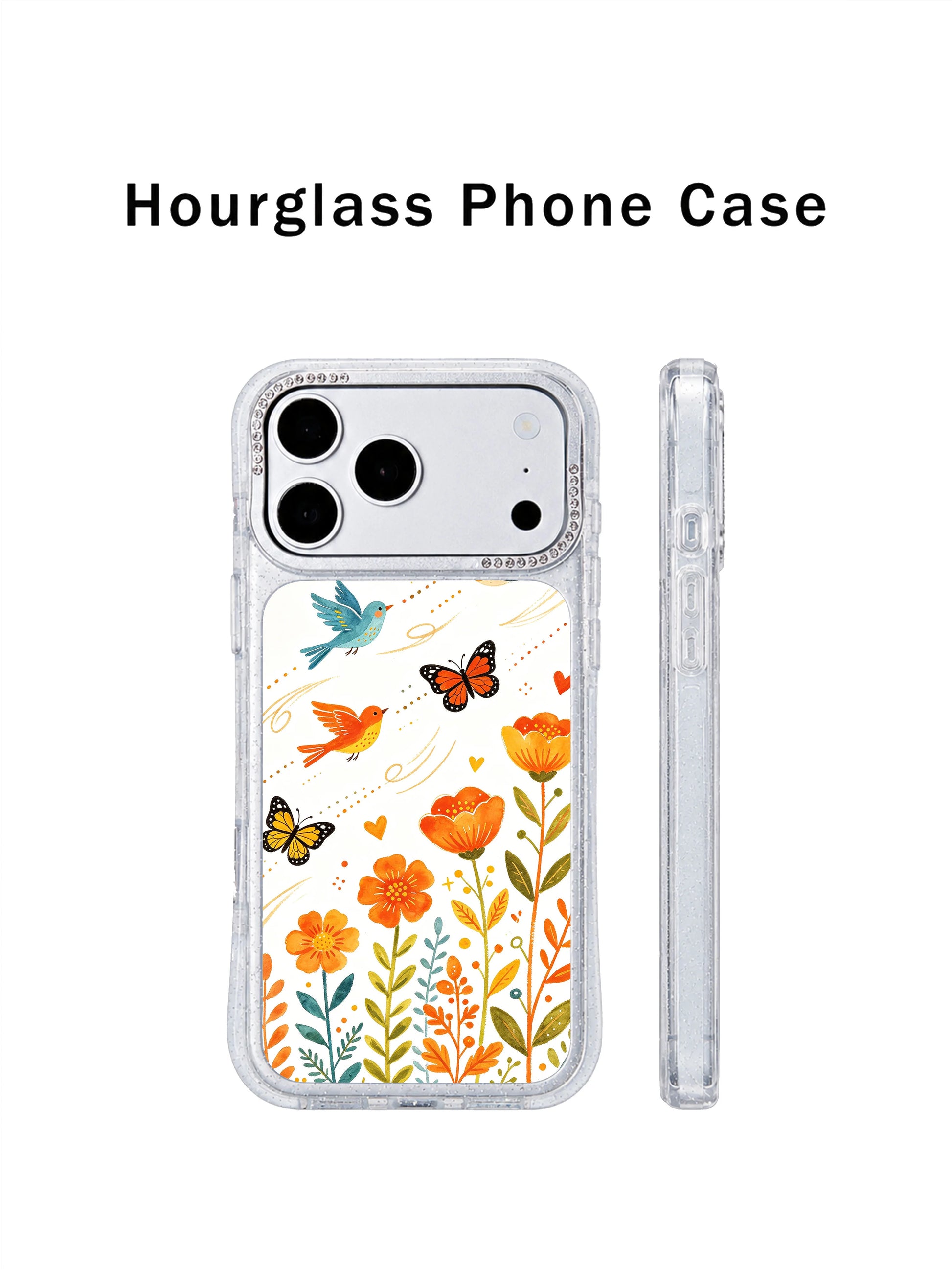 PhoneCasing California-made iphone 17 pro Max case with Aurelia Finch’s joyful bird migration artwork, printed with archival ink for long-lasting vibrant color retention.