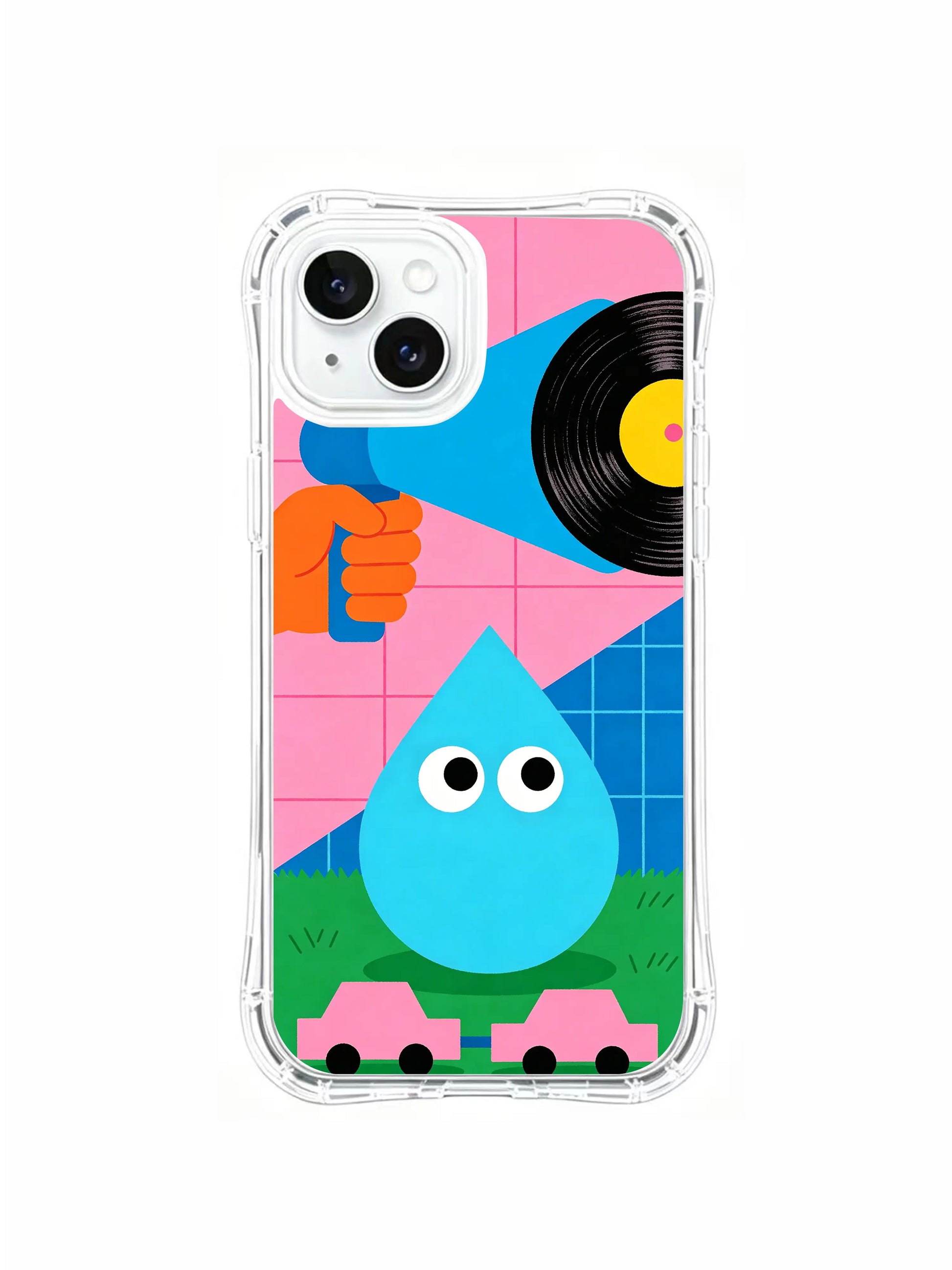 PhoneCasing Jun Xiant "Broadcast Freedom" Premium iPhone 15 Plus Case, wearable art accessory for modern women