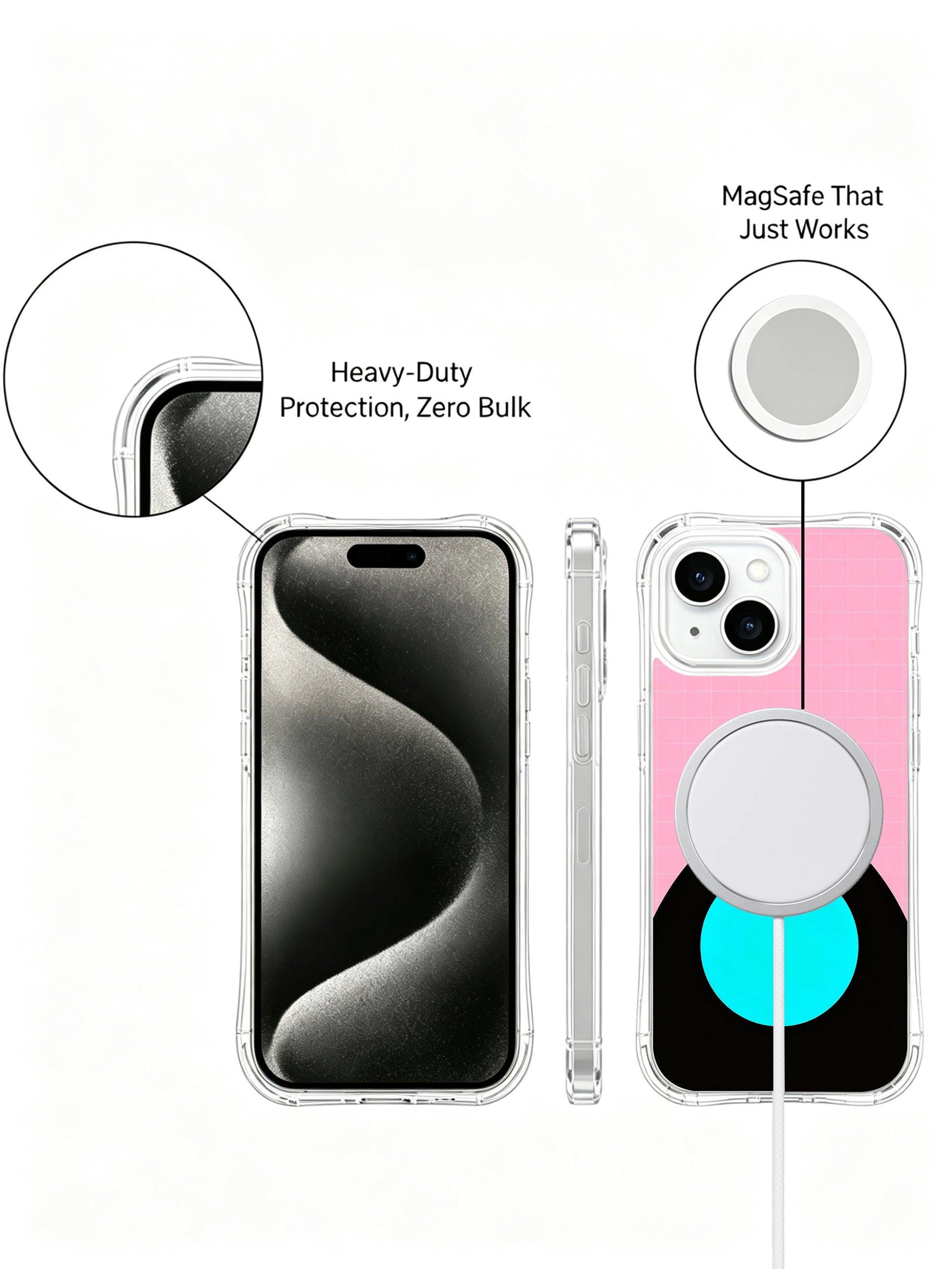 PhoneCasing Jun Xiant Mental Shield iPhone 15 Plus Case, exclusive artist collab design