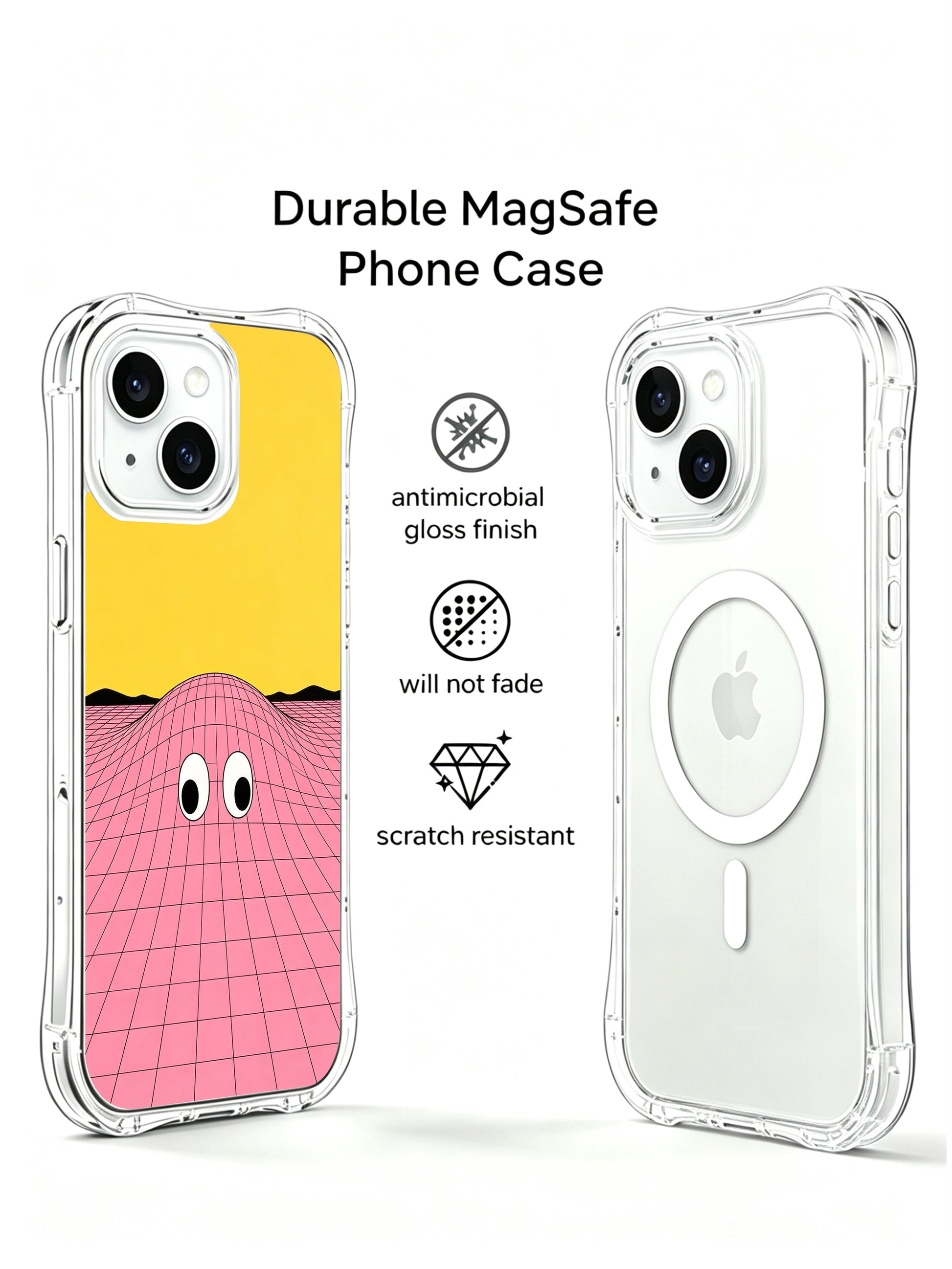 PhoneCasing Jun Xiant Sunset Aesthetic iPhone 15 Plus Case, unique artistic case made in California