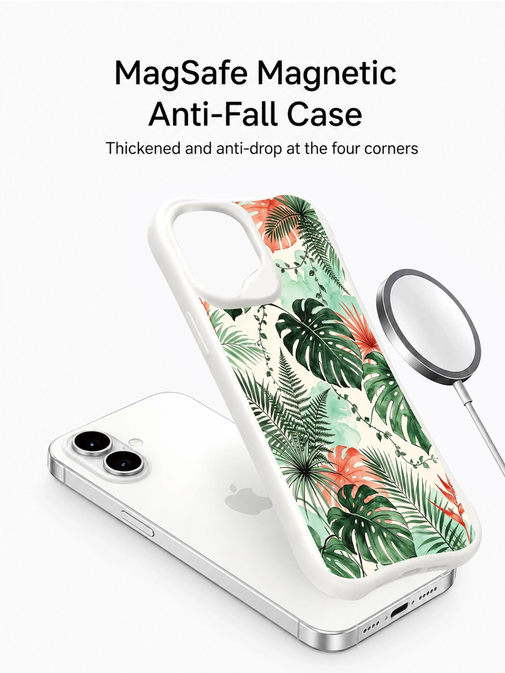 PhoneCasing jungle foliage iPhone 16 Case, exclusive limited edition artwork