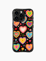 Layered Blush pattern içeren iPhone 13 Pro Max kılıfı