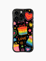 Kiss Love Letter Heart Gift Mix görseli içeren iPhone 13 Pro Max kılıfı