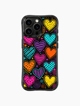 Large Central Heart Parade görseli içeren iPhone 13 Pro Max kılıfı
