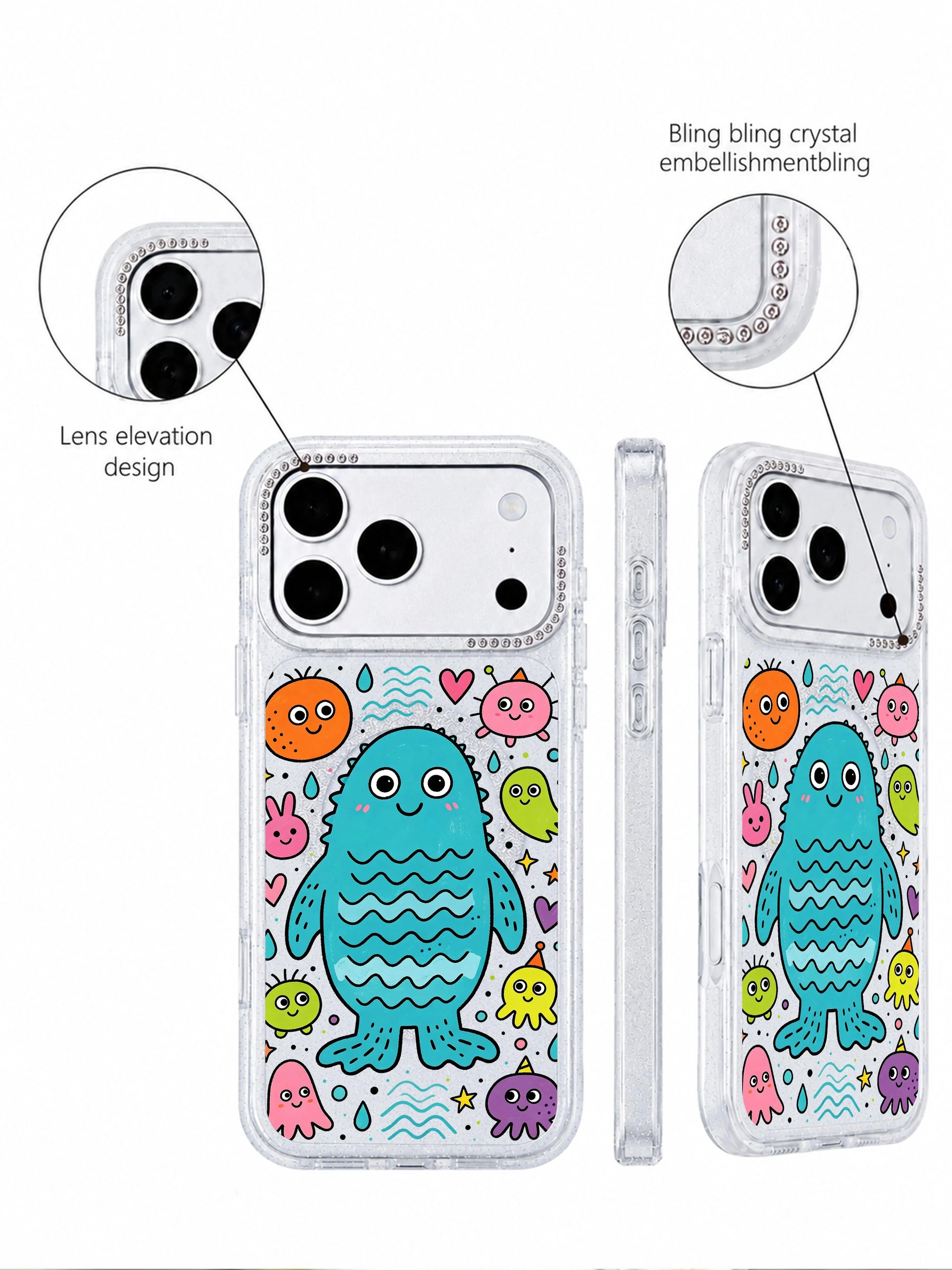 PhoneCasing brand trust graphic highlighting limited Milo Popkins artist collaboration for Limited Blue Ocean Collab iPhone 17 Pro Max case, locally printed premium wearable art for the iPhone 17 Pro Max protective casing