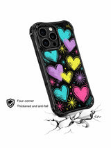 Pink Noise Love görseli galeri görünümü 4 içeren iPhone 13 Pro Max kılıfı