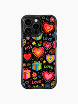 Lover Warm Surprise Kiss Notes görseli içeren iPhone 13 Pro Max kılıfı