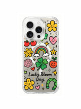 Lucky Bloom Day Sticker Collage görseli içeren iPhone 16 Pro Max kılıfı