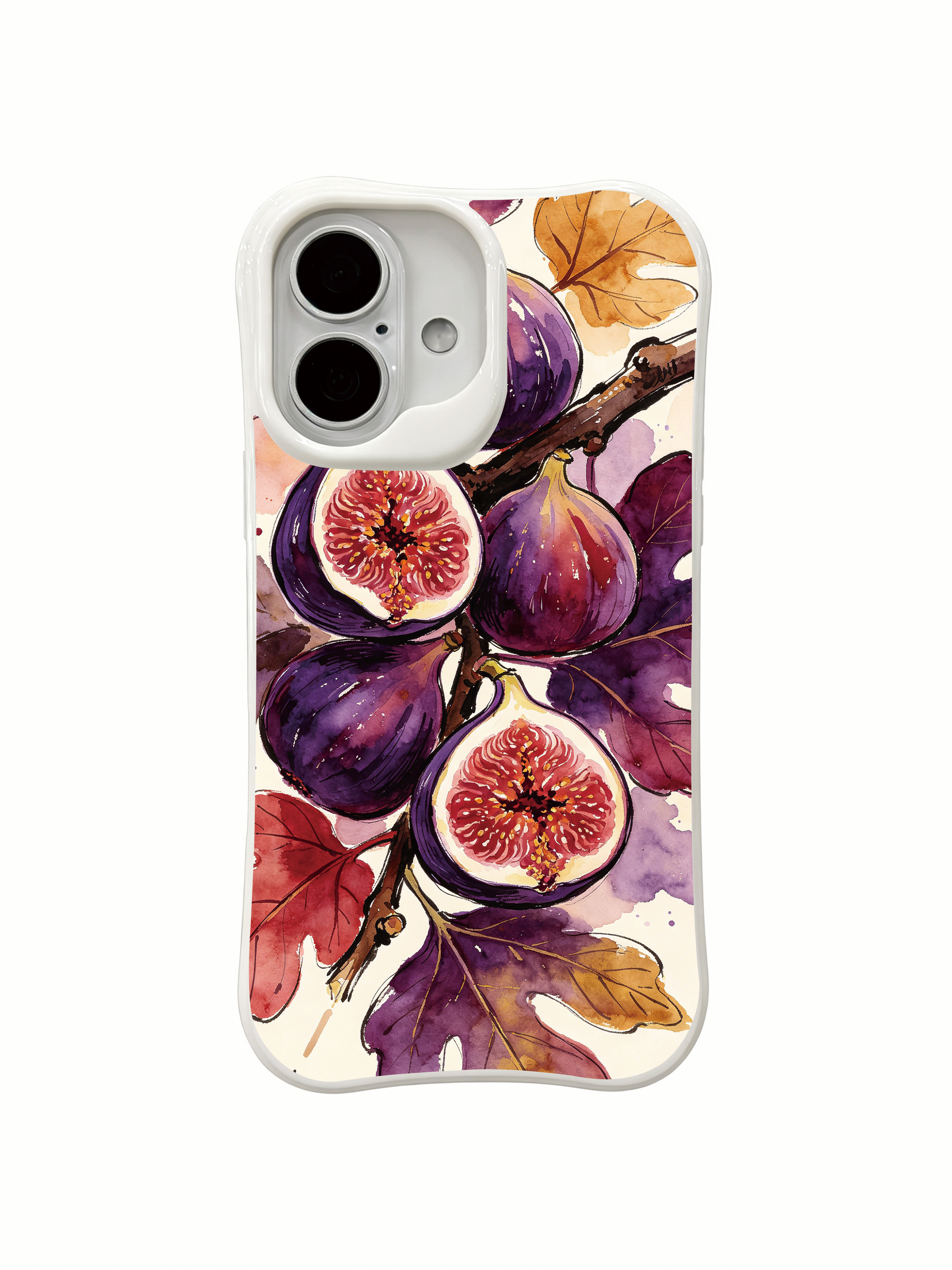 PhoneCasing lush fig garden iPhone 16 Case, boho Mediterranean style