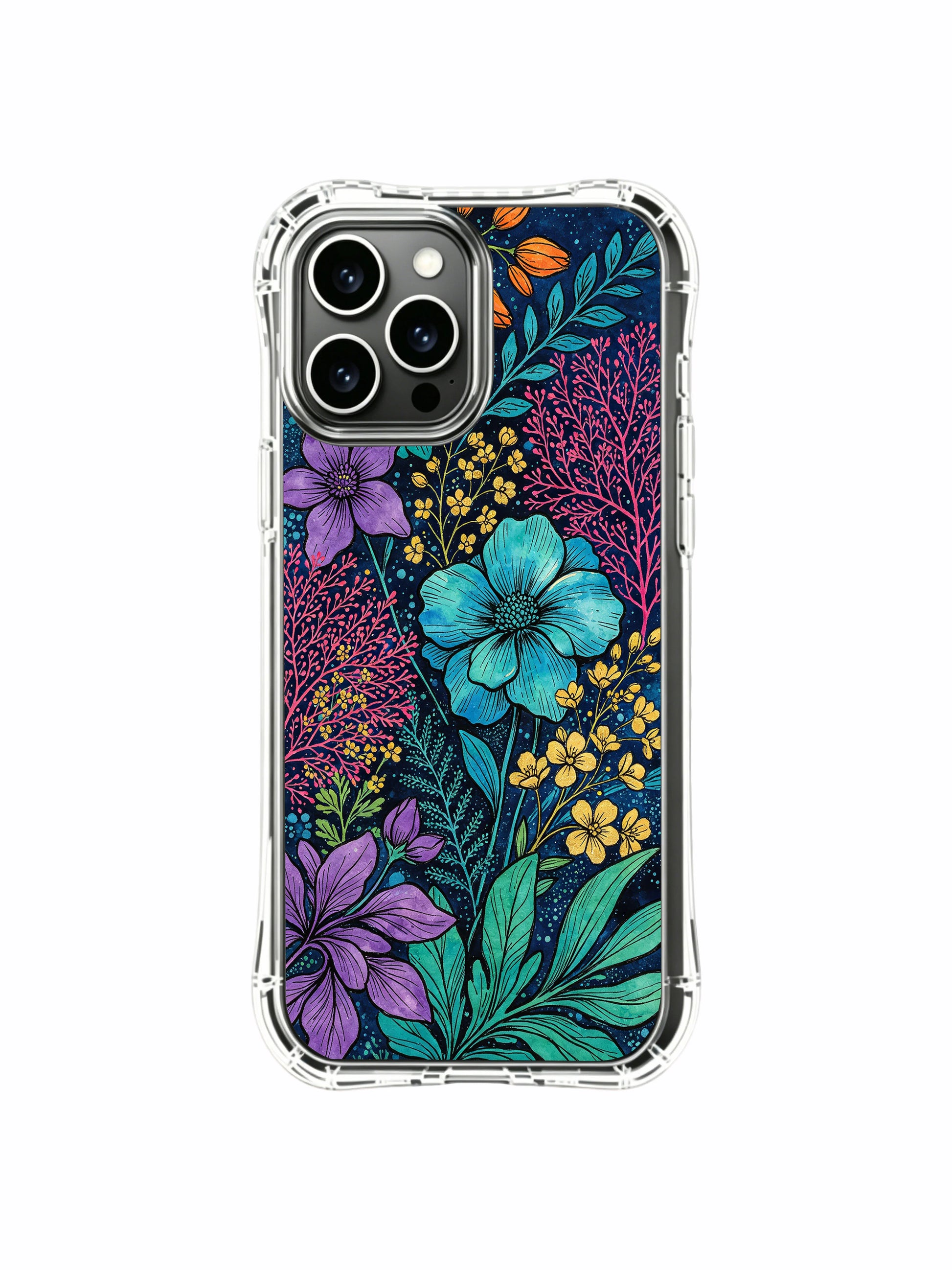 PhoneCasing iPhone 13 pro max Case with a lush reef dreamscape print, creating an immersive underwater garden feel.