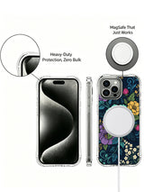 Turquoise bouquet on an iPhone 13 Pro Max case