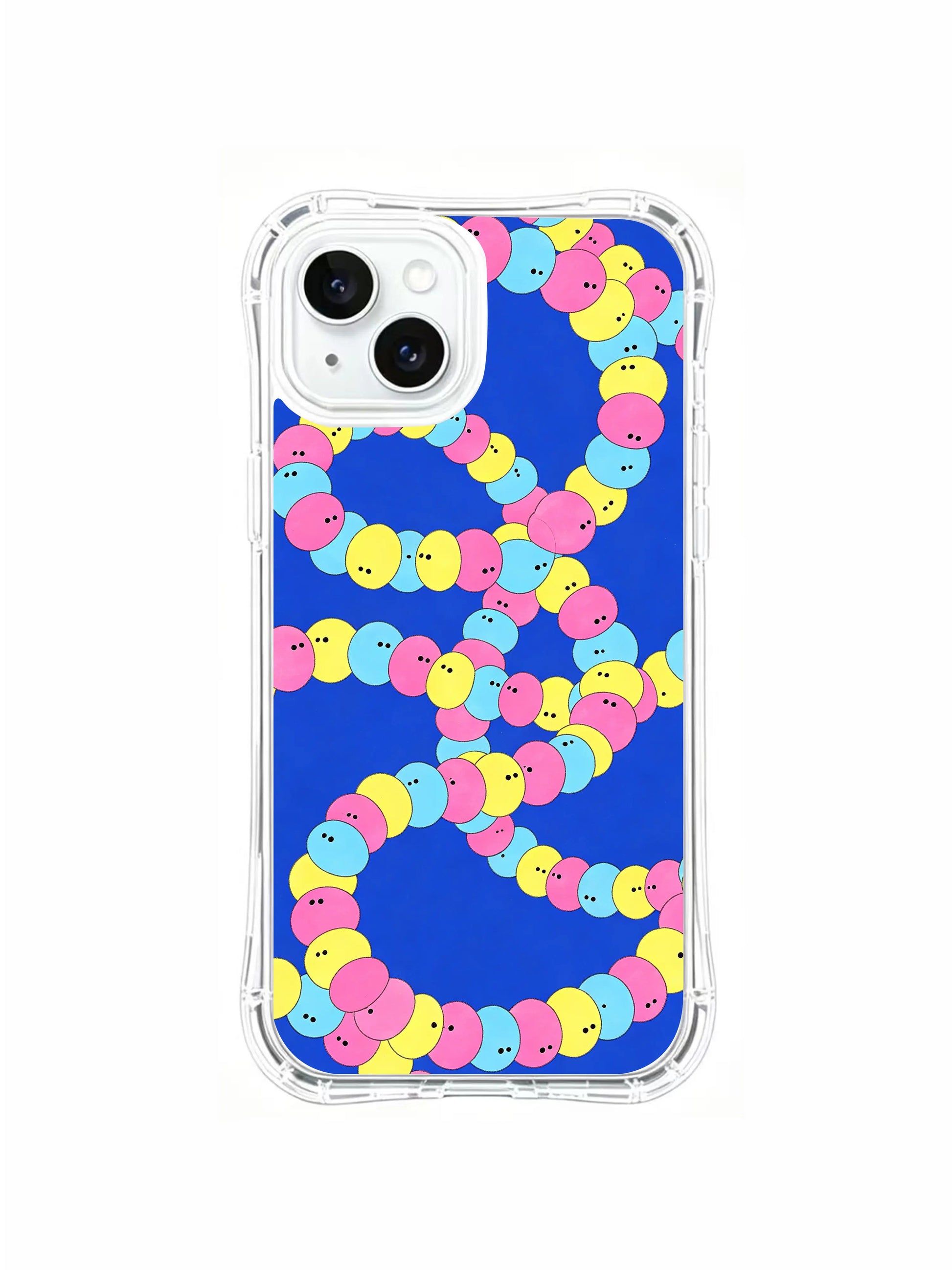 PhoneCasing Luxury Dopamine Illustration iPhone 15 Plus Case, high-end artistic protective case