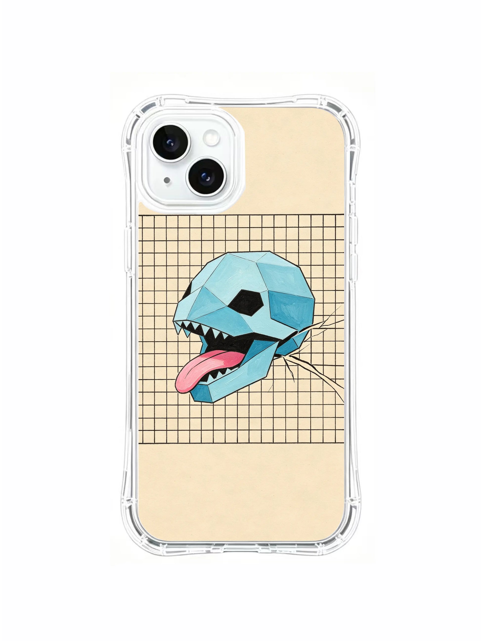 PhoneCasing Luxury Tattoo Illustration iPhone 15 plus Case, wireless charging compatible