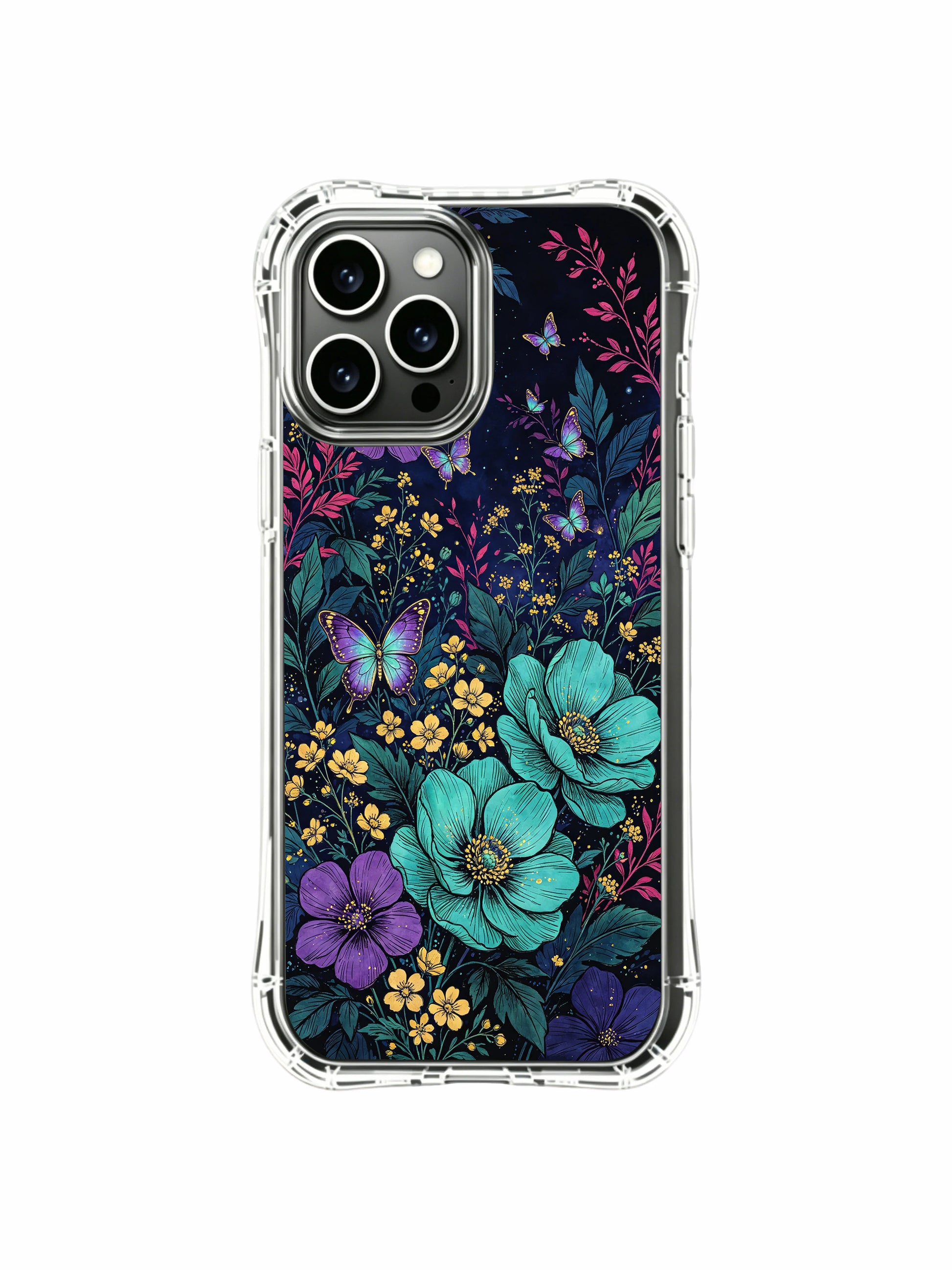 PhoneCasing iPhone 13 pro max Case with a magical floral path print, capturing the feeling of dreamy wonder.