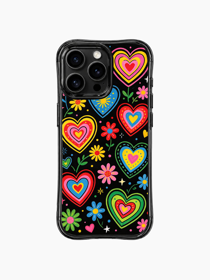 Midnight Heart Bloom iPhone 13 Pro Max Case