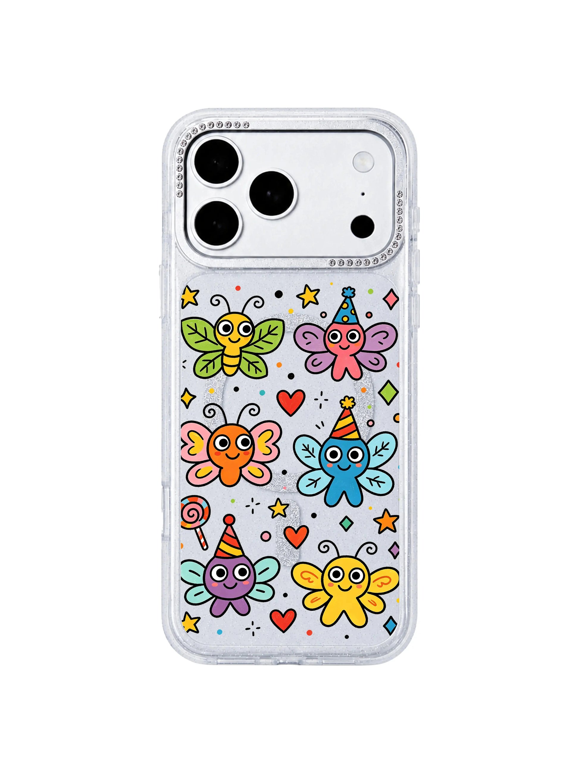 PhoneCasing brand credibility graphic highlighting domestic California manufacturing for Funny Wing Day iPhone 17 Pro Max case, locally printed limited artist collaboration wearable art iPhone 17 Pro Max protective casing trust asset