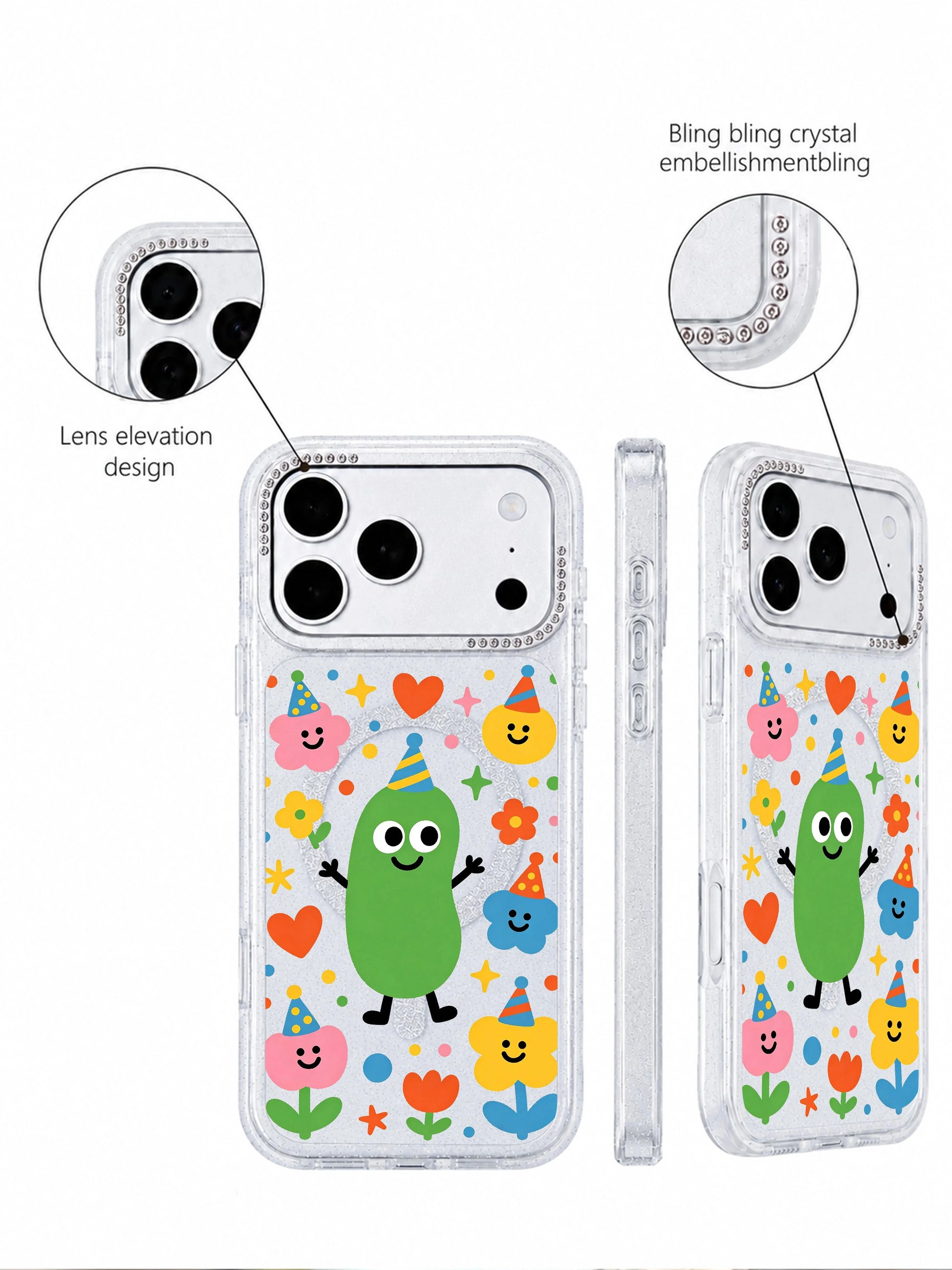 PhoneCasing brand trust graphic highlighting limited Milo Popkins artist collaboration for Limited Pickle Spring Collab iPhone 17 Pro Max case, locally printed premium wearable art for the iPhone 17 Pro Max protective casing