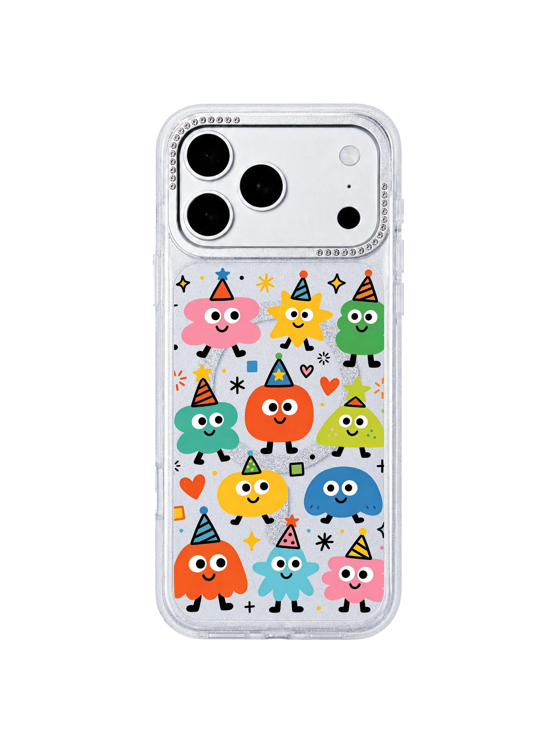PhoneCasing anti-collision reinforced silicone corner Star Hat Club iPhone 17 Pro Max case, durable scratch-resistant casing for daily iPhone 17 Pro Max protection