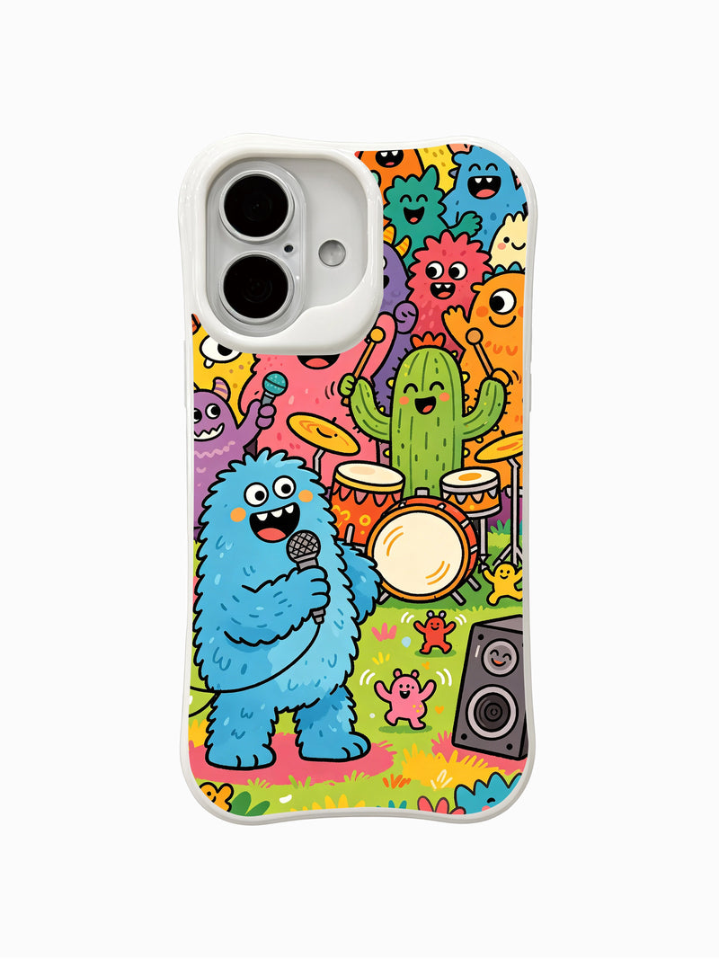 Little Monster Music Festival iPhone 16 Plus Case - Aesthetic Cartoon