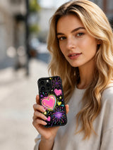 Pop Heart Fireworks görseli galeri görünümü 6 içeren iPhone 13 Pro Max kılıfı