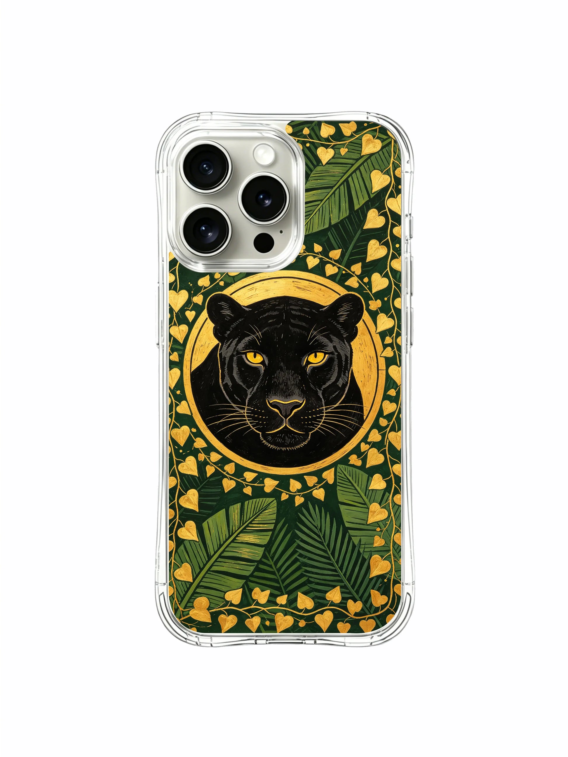 PhoneCasing Minimal Luxury Panther iPhone 15 Pro Max Case, durable shockproof aesthetic case